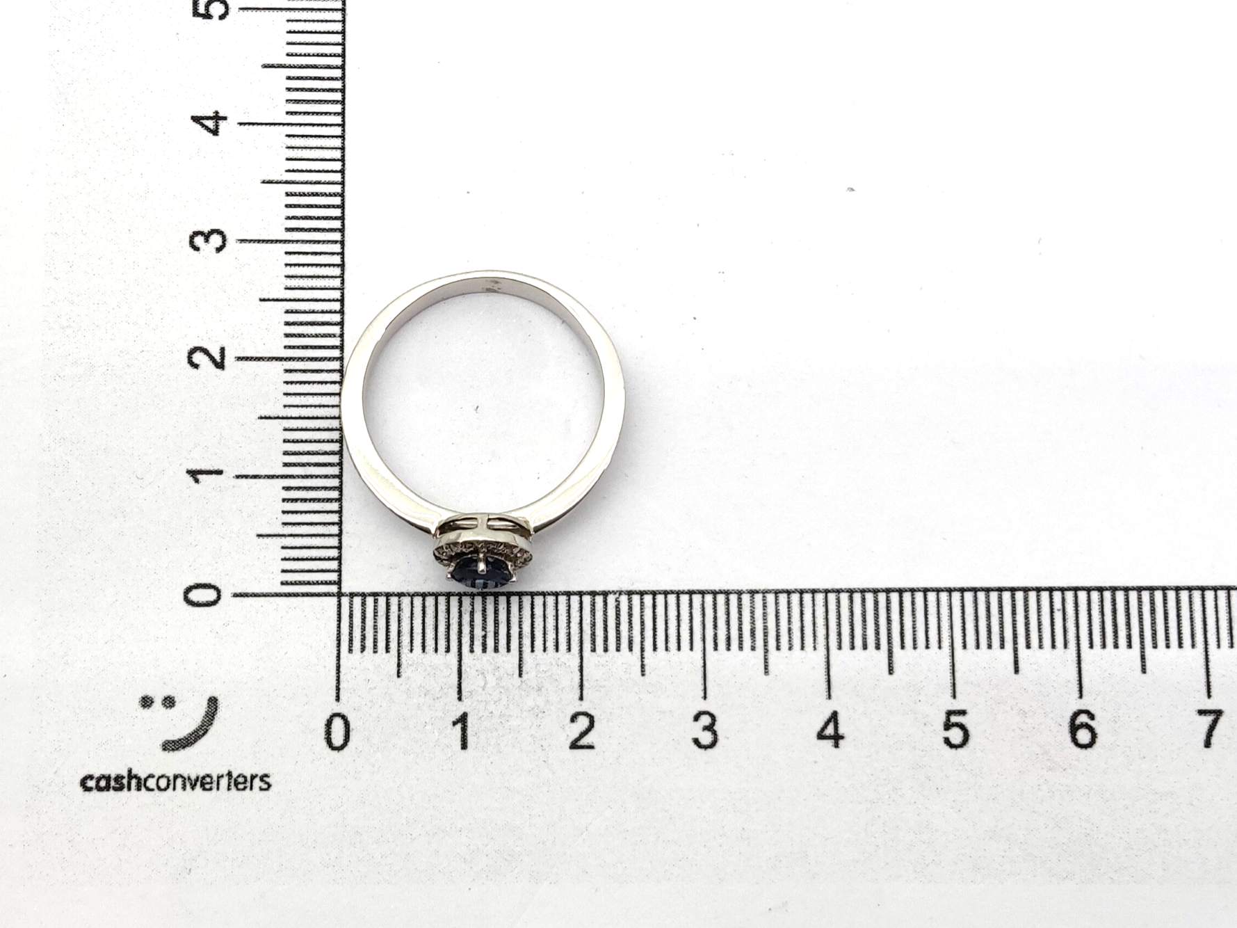 Sortija Oro 18k Con Diamante,Zafiro - Imagen 5