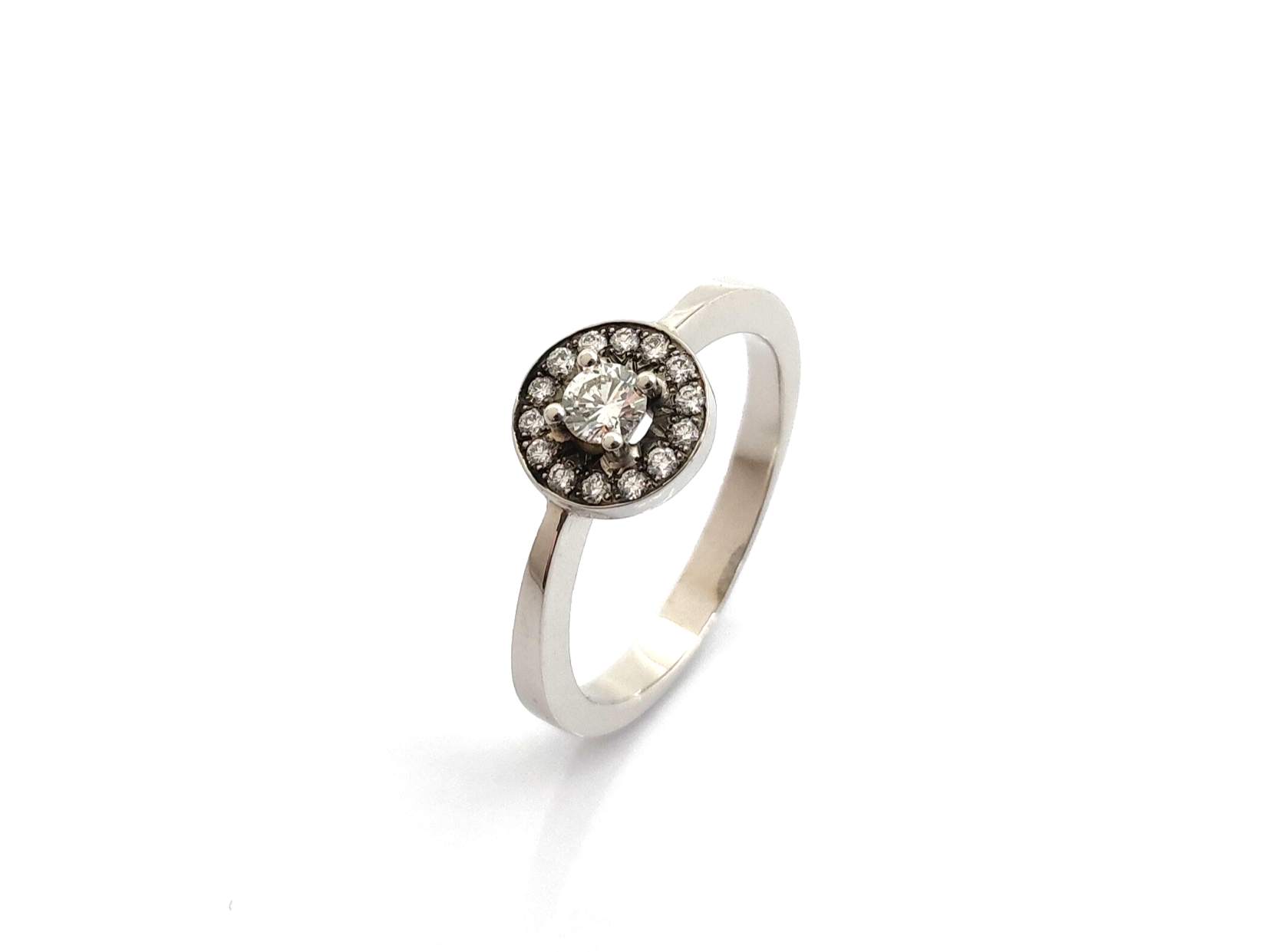Sortija Oro 18k Con Diamante