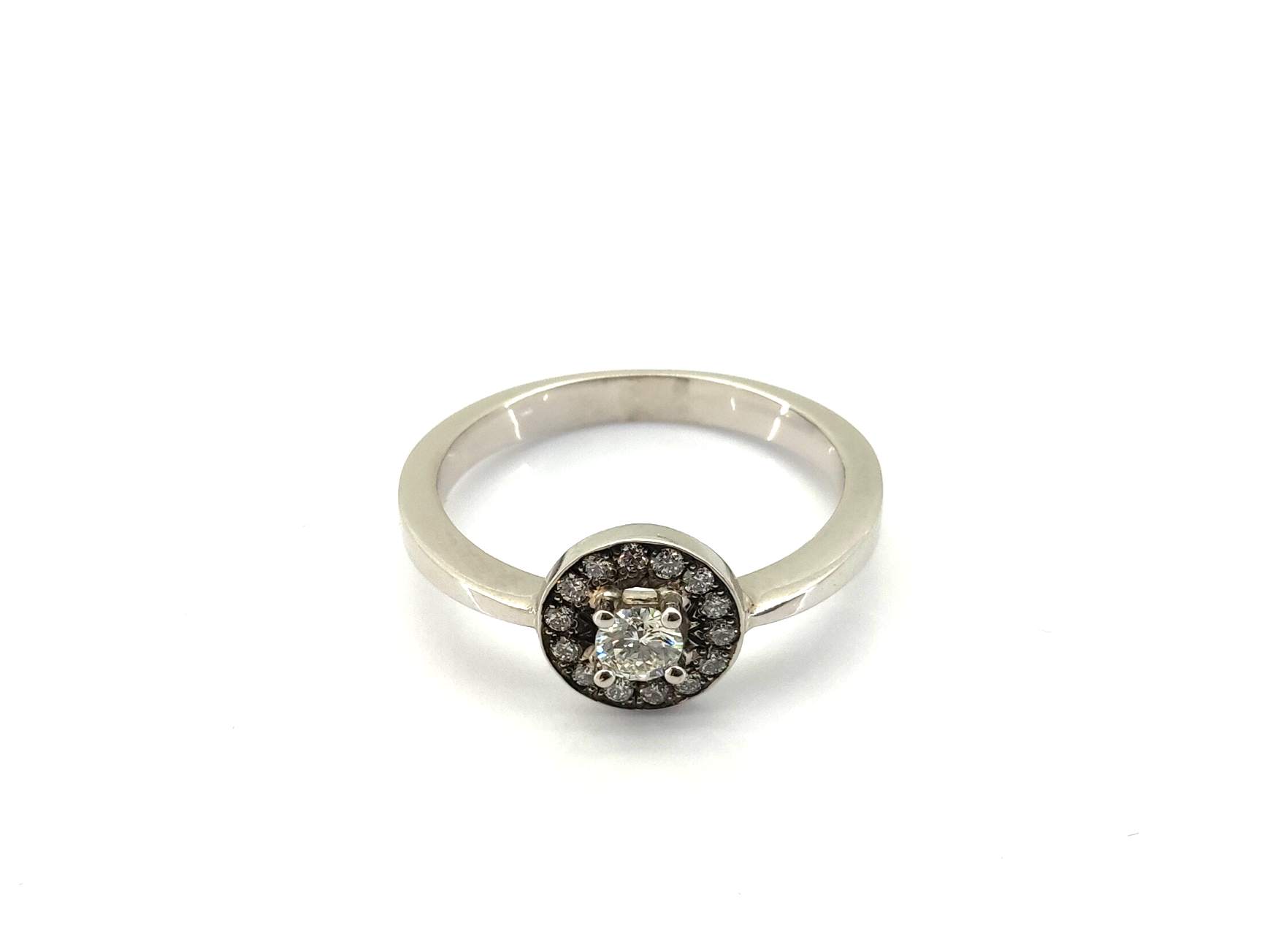 Sortija Oro 18k Con Diamante - Imagen 2
