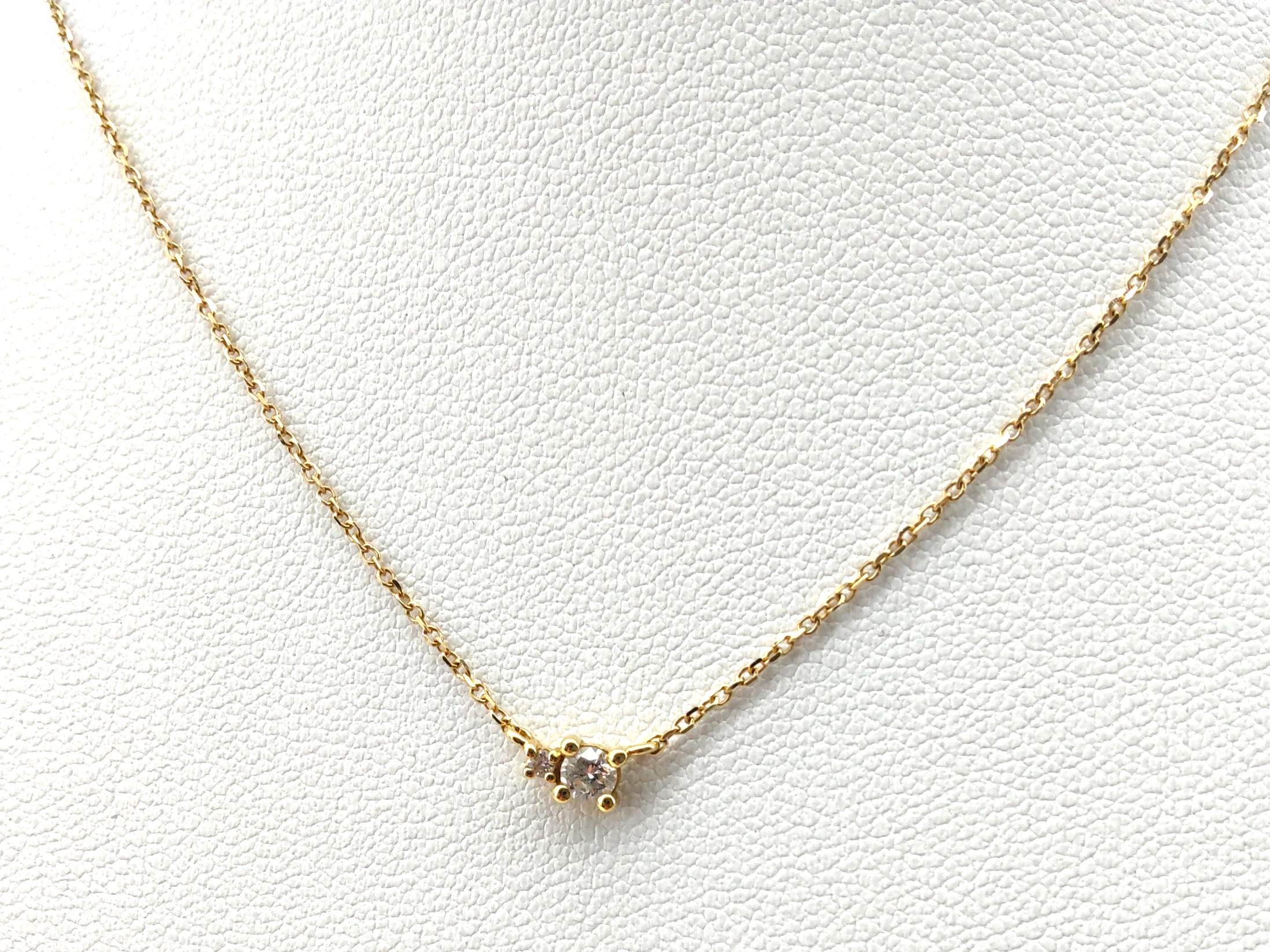 Cadena Oro 18k Con Diamante 22cm