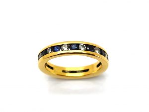Anillo Oro 18k Con Diamante