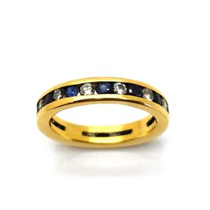 Anillo Oro 18k Con Diamante