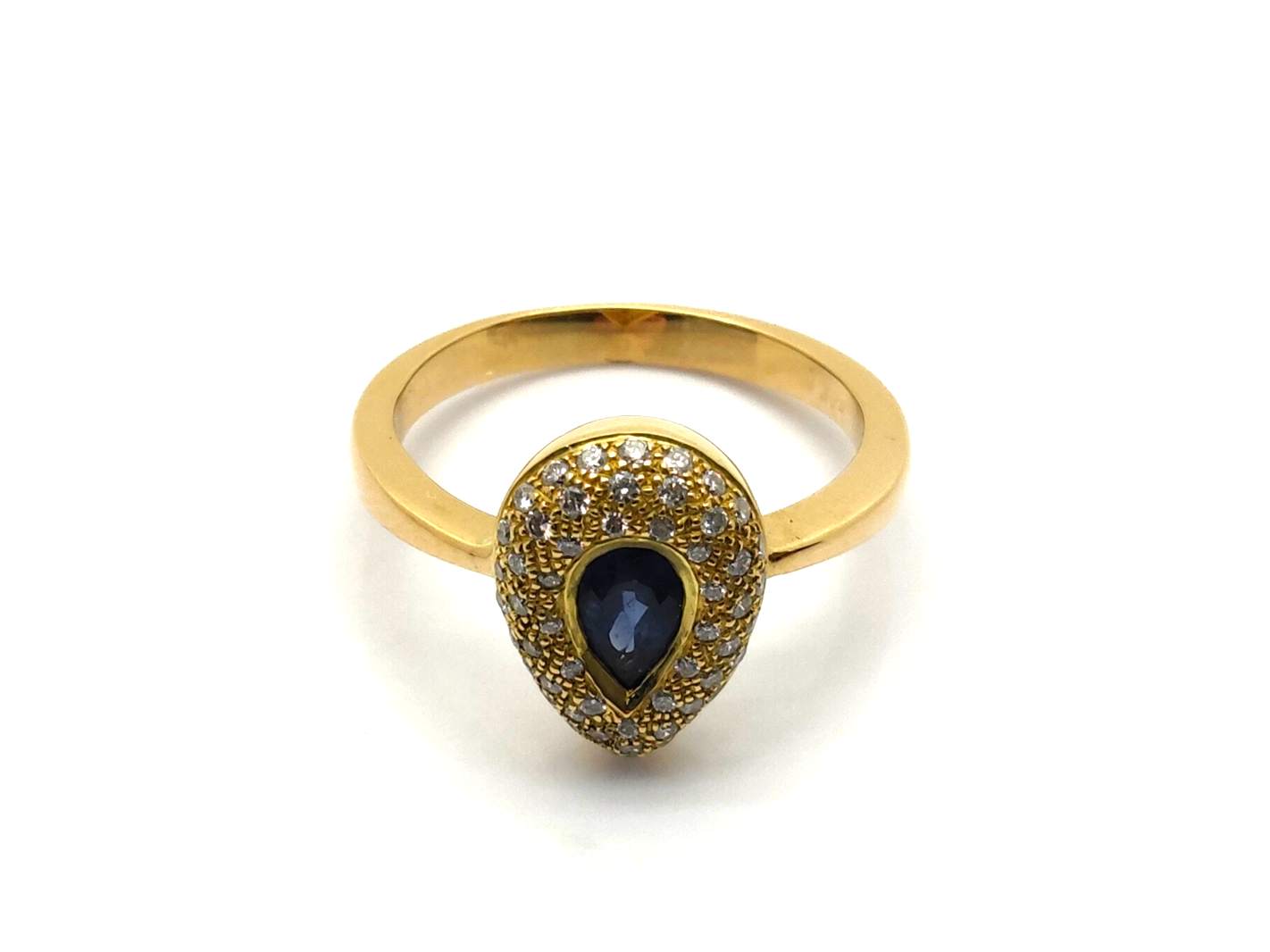 Sortija Oro 18k Con Diamante - Imagen 2