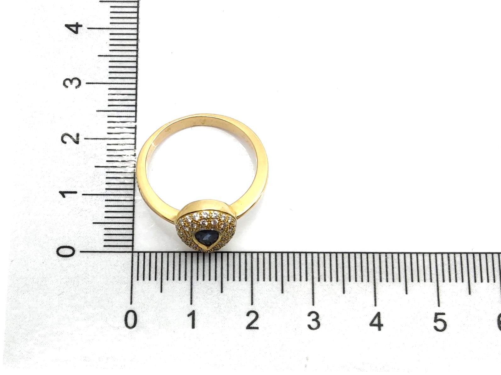 Sortija Oro 18k Con Diamante - Imagen 5