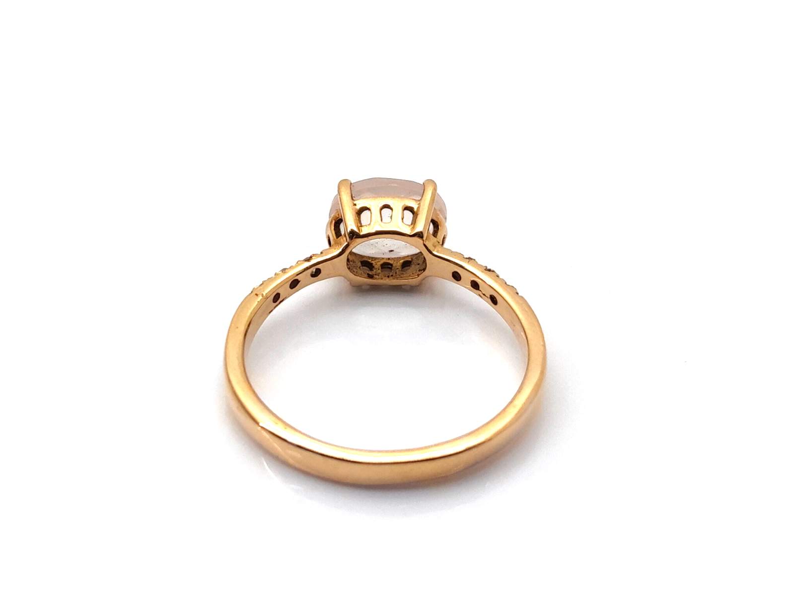 Sortija Oro 18k Con Cuarzo,Diamante - Imagen 4