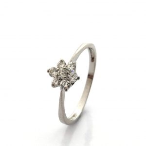 Sortija Oro 18k Con Diamante