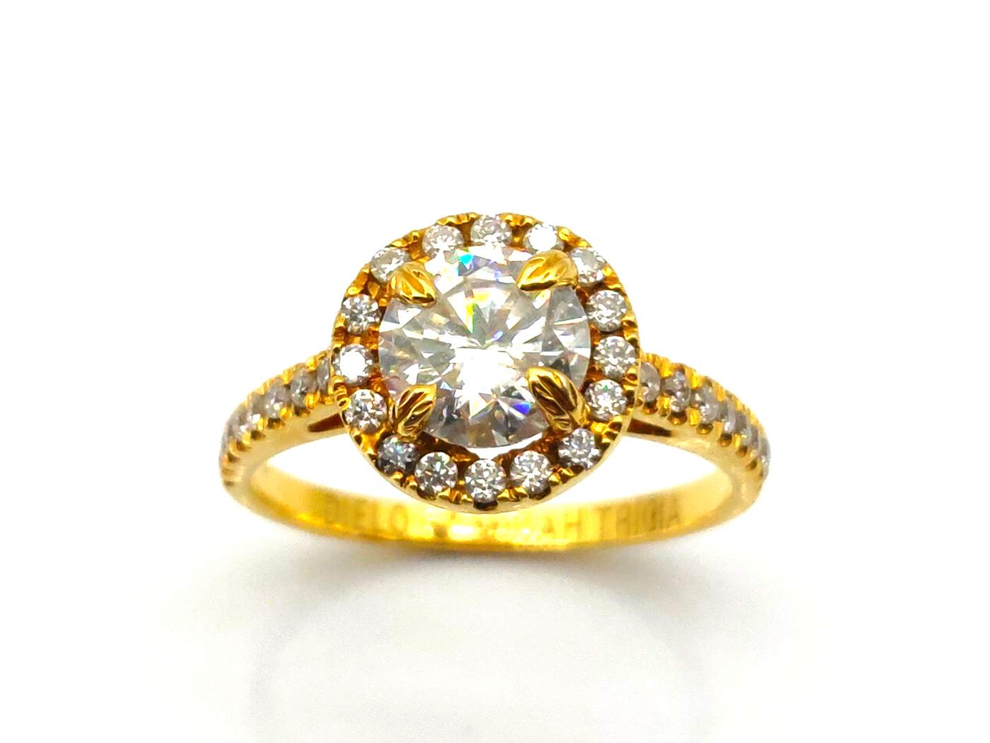 Sortija Oro 18k Con Diamante