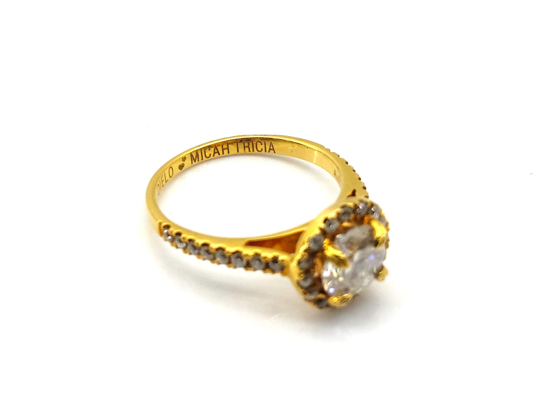 Sortija Oro 18k Con Diamante - Imagen 3