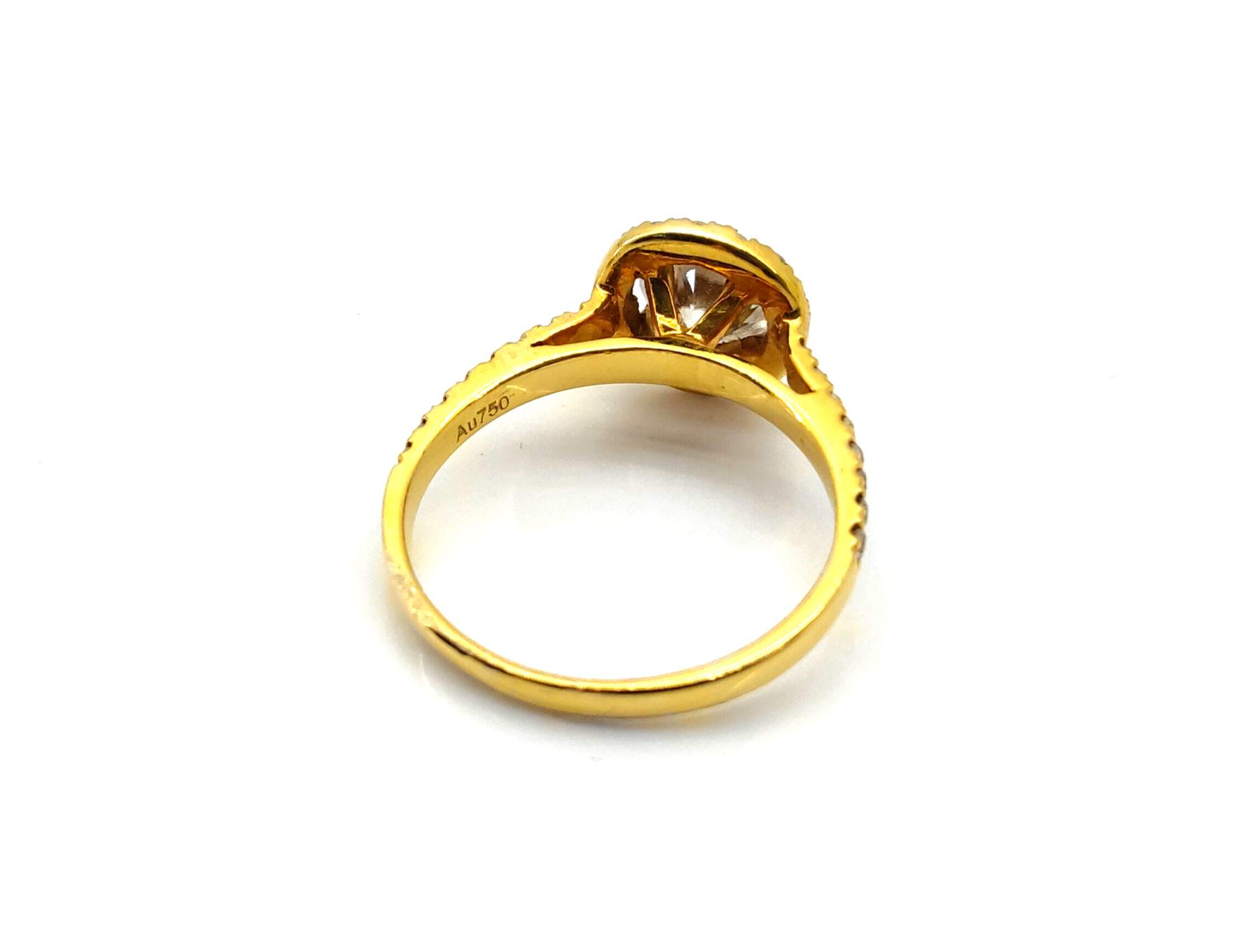 Sortija Oro 18k Con Diamante - Imagen 4