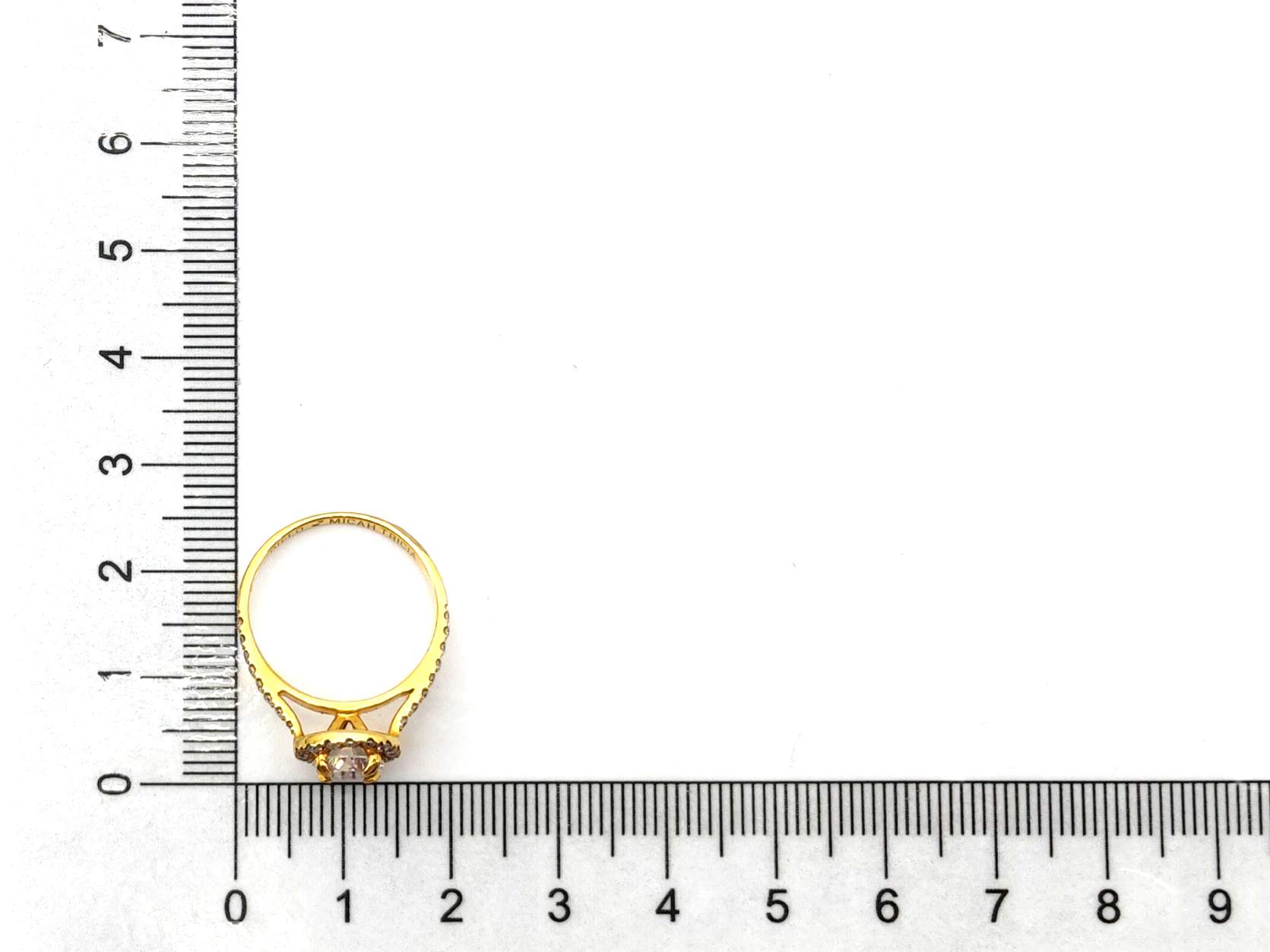 Sortija Oro 18k Con Diamante - Imagen 5
