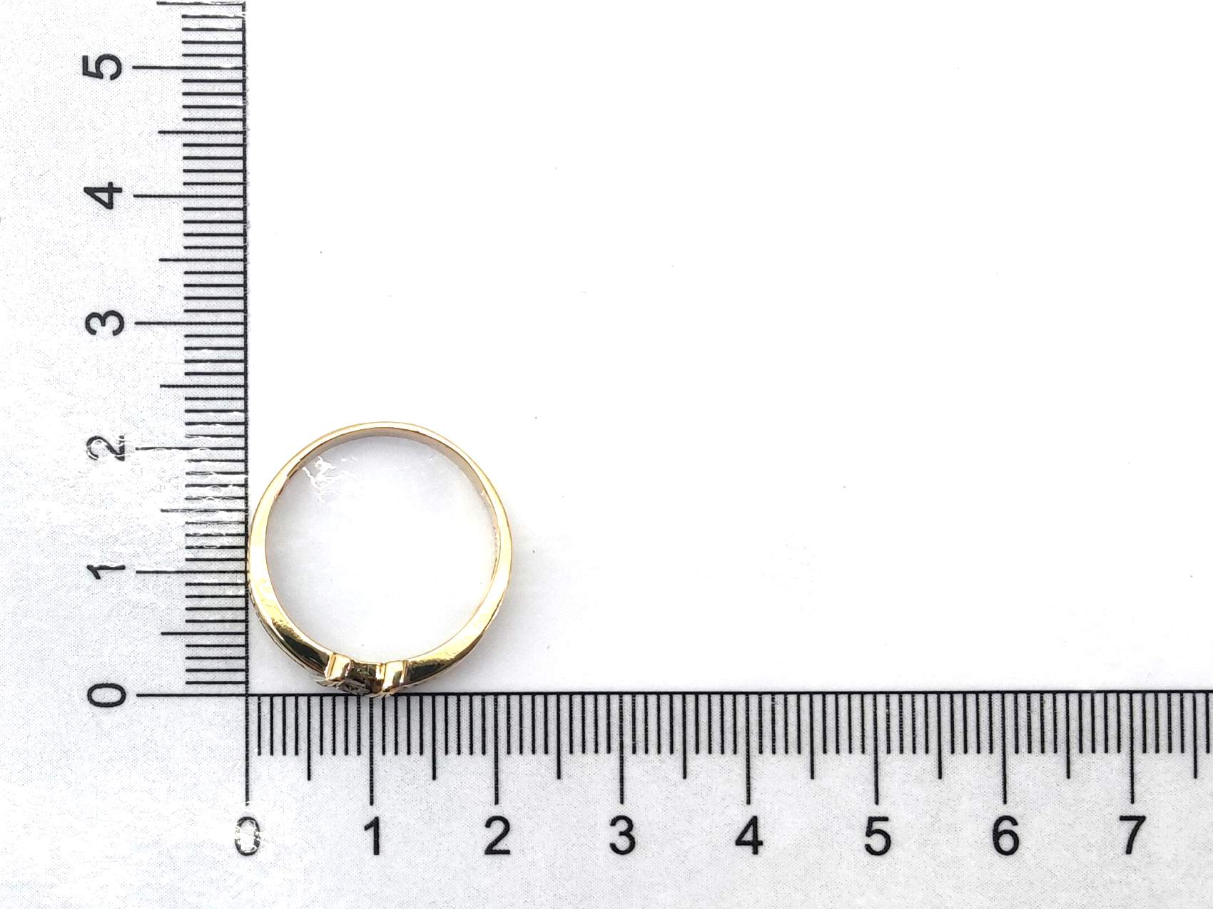 Sortija Oro 18k Con Diamante - Imagen 5