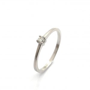Sortija Oro 18k Con Diamante