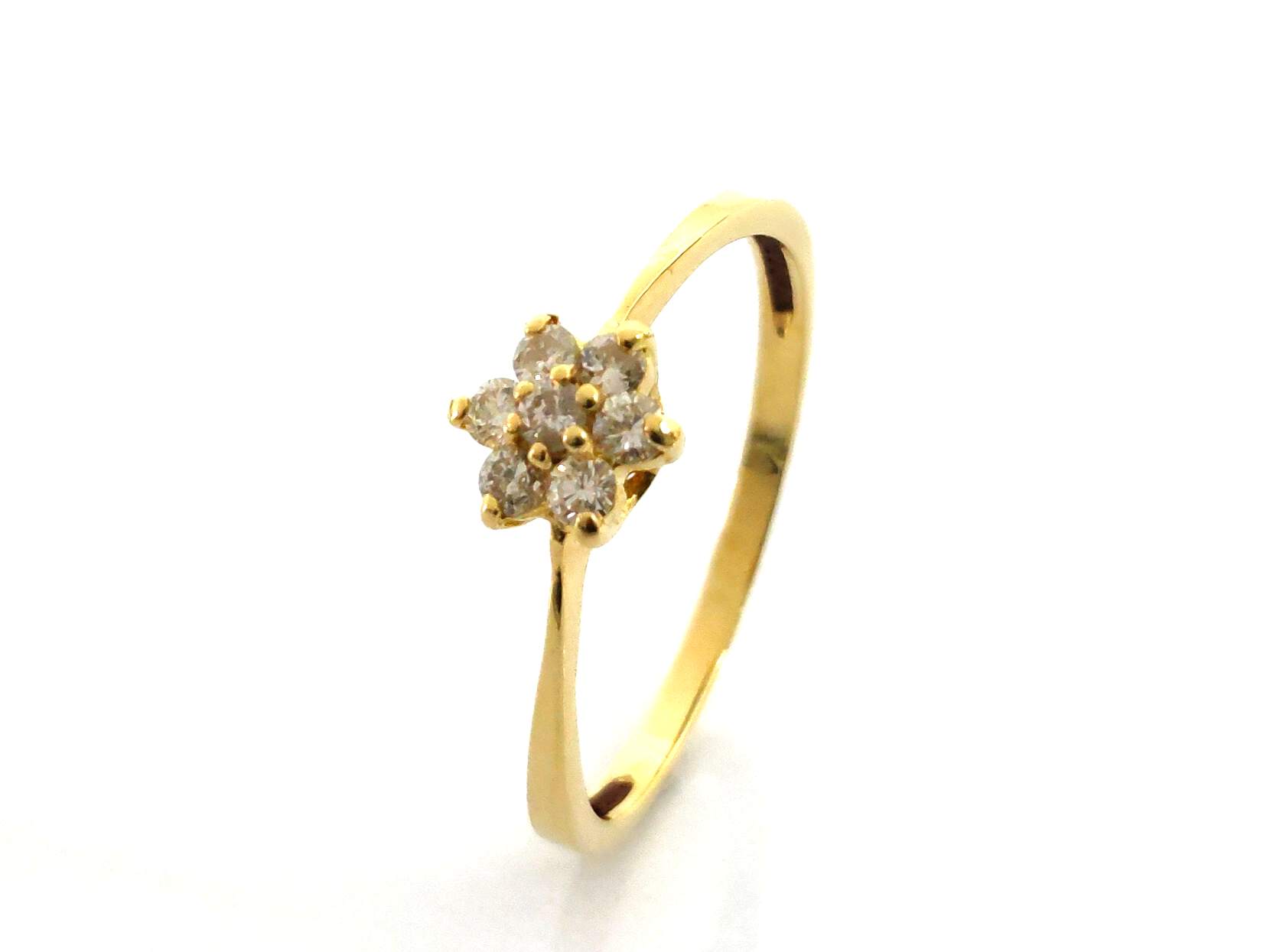 Sortija Oro 18k Con Diamante
