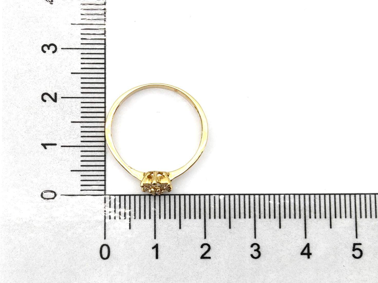 Sortija Oro 18k Con Diamante - Imagen 5
