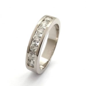 Anillo Oro 18k Con Diamante