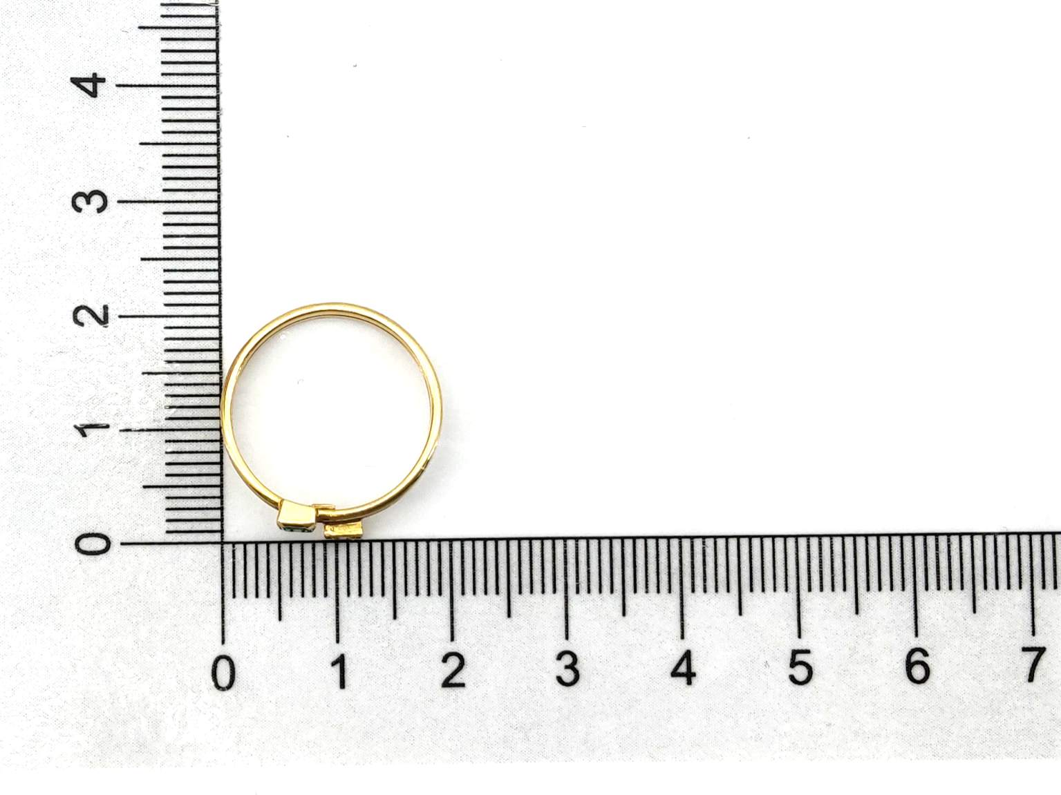 Anillo Oro 18k Con Diamante,Esmeralda - Imagen 5