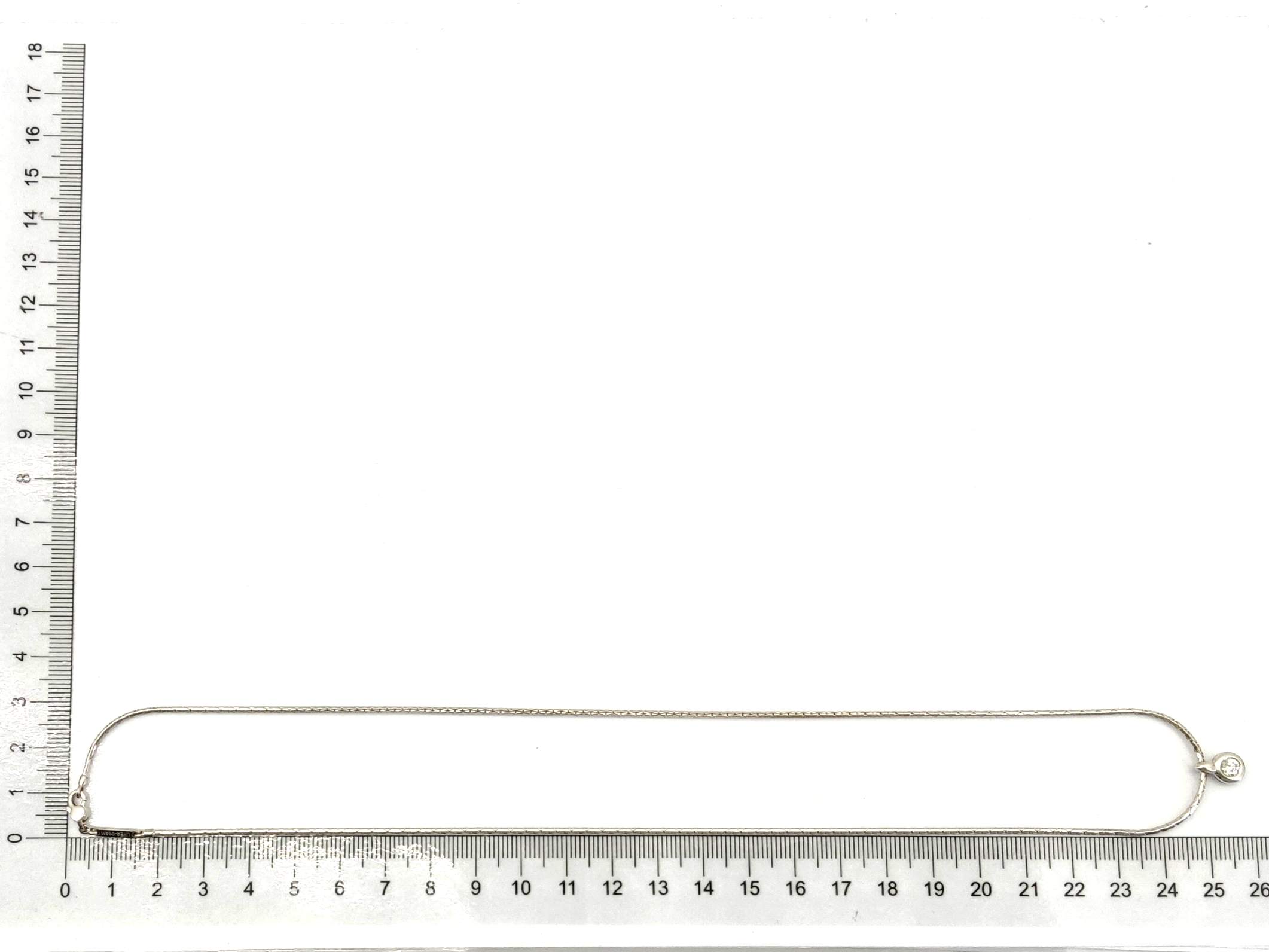 Cadena Oro 18k Con Diamante 26cm - Imagen 5