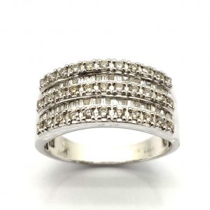 Anillo Oro 18k Con Diamante
