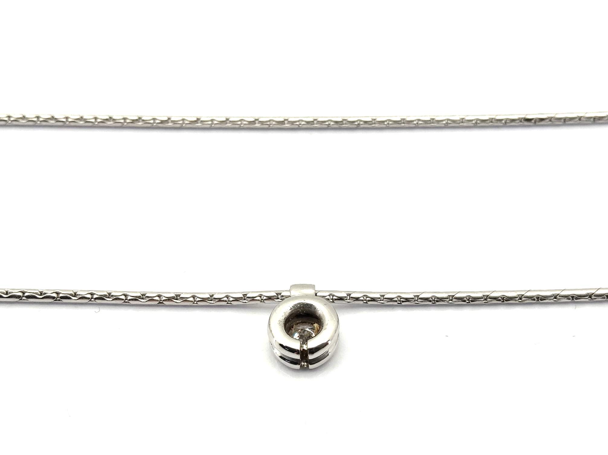 Cadena Oro 18k Con Diamante 20cm - Imagen 4