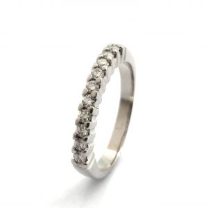 Anillo Oro 18k Con Diamante