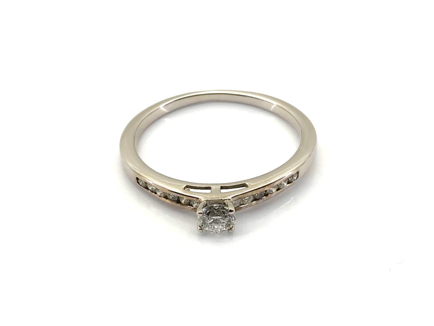 Sortija Oro 18k Con Diamante - Imagen 2