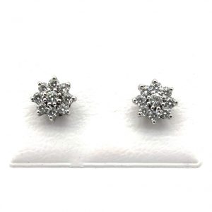 Pendientes Oro 18k Con Circonita