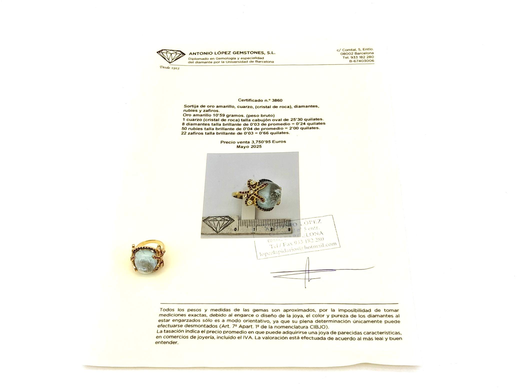 Sortija Oro 18k Con Diamante - Imagen 6