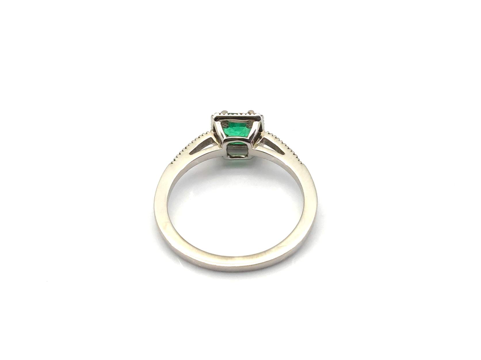 Sortija Oro 18k Con Diamante,Esmeralda - Imagen 4