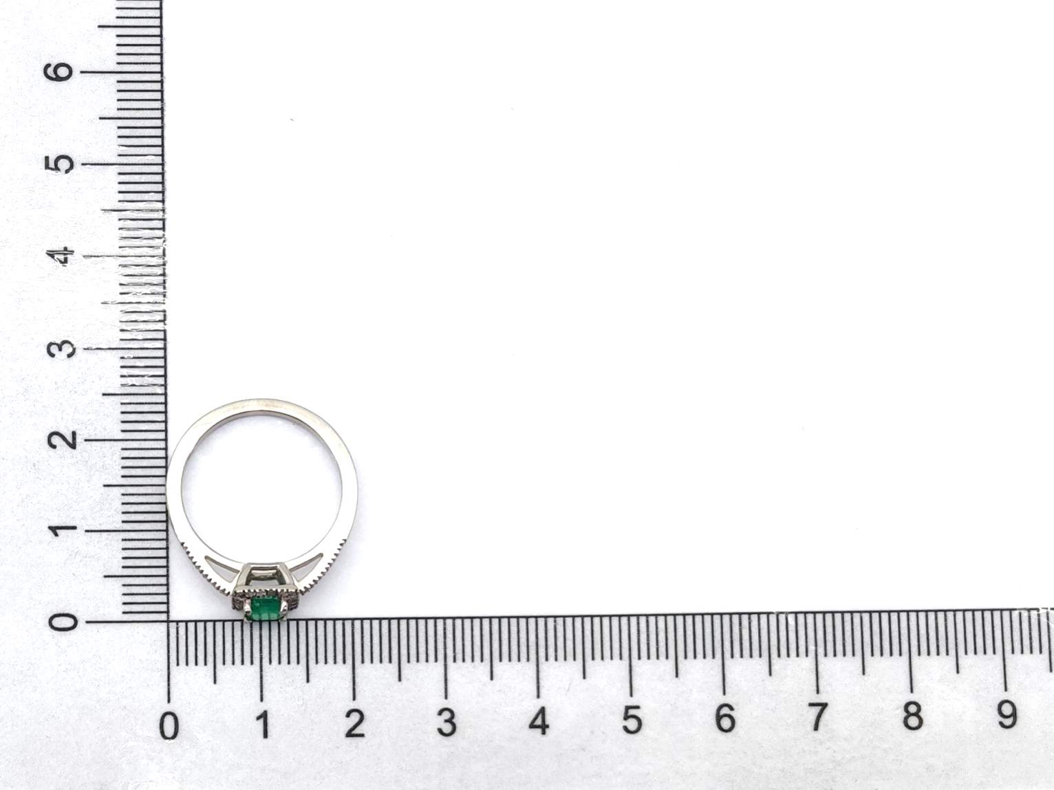Sortija Oro 18k Con Diamante,Esmeralda - Imagen 5