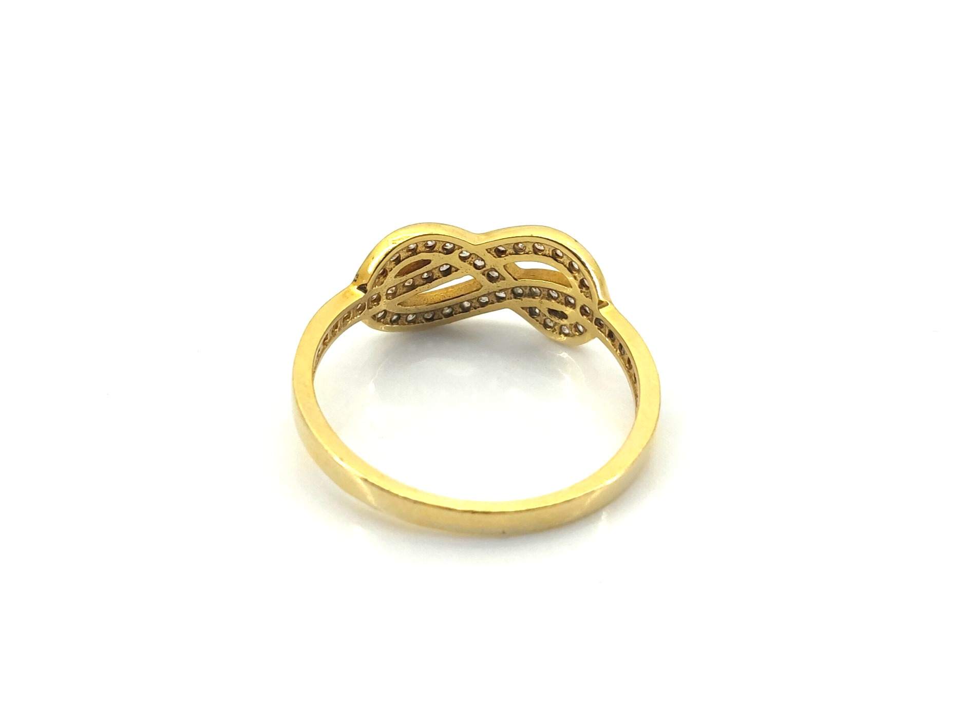 Anillo Oro 18k Con Circonita - Imagen 4