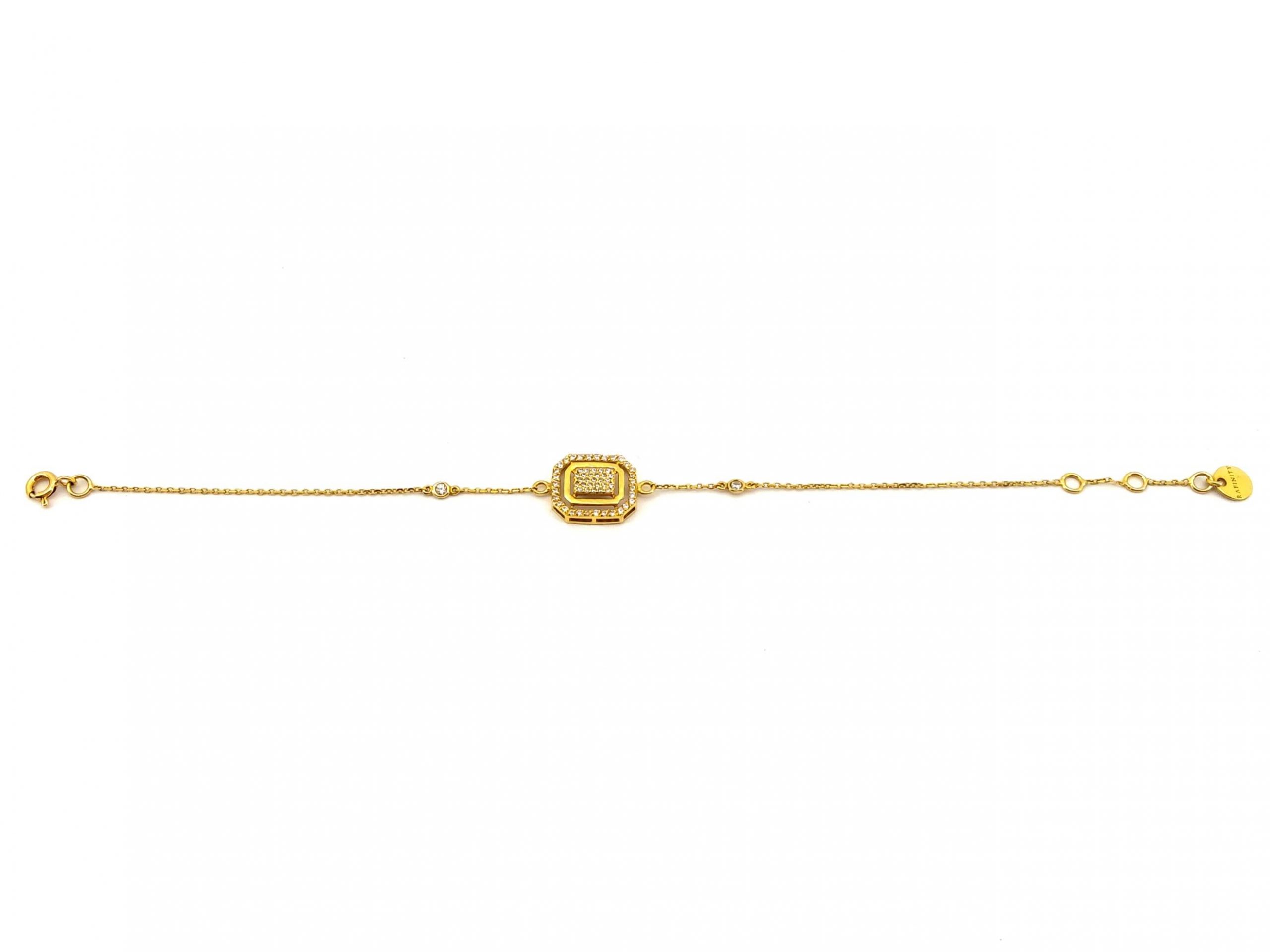 Pulsera Oro 18k Con Circonita - Imagen 2
