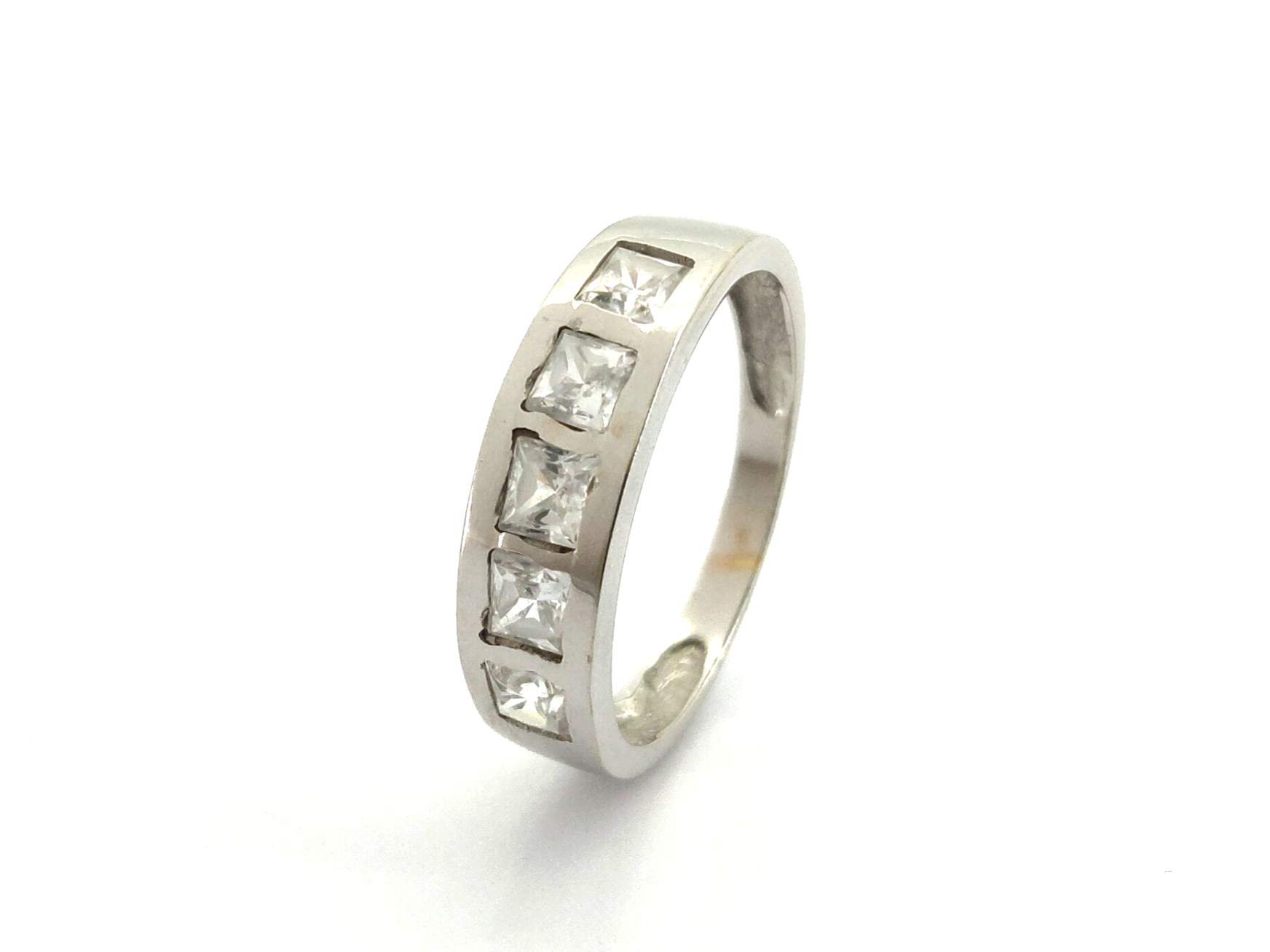 Anillo Oro 18k Con Circonita