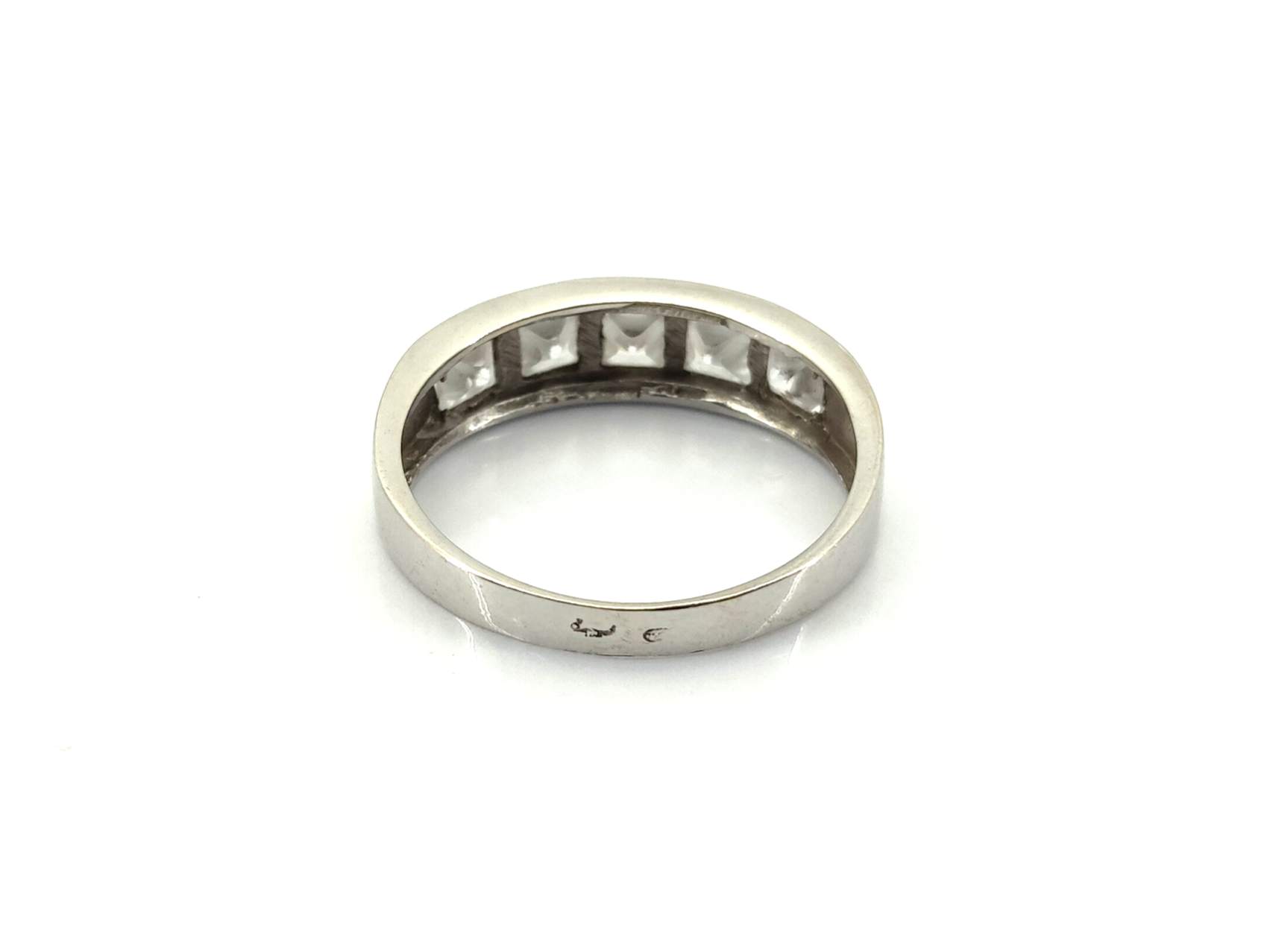 Anillo Oro 18k Con Circonita - Imagen 4
