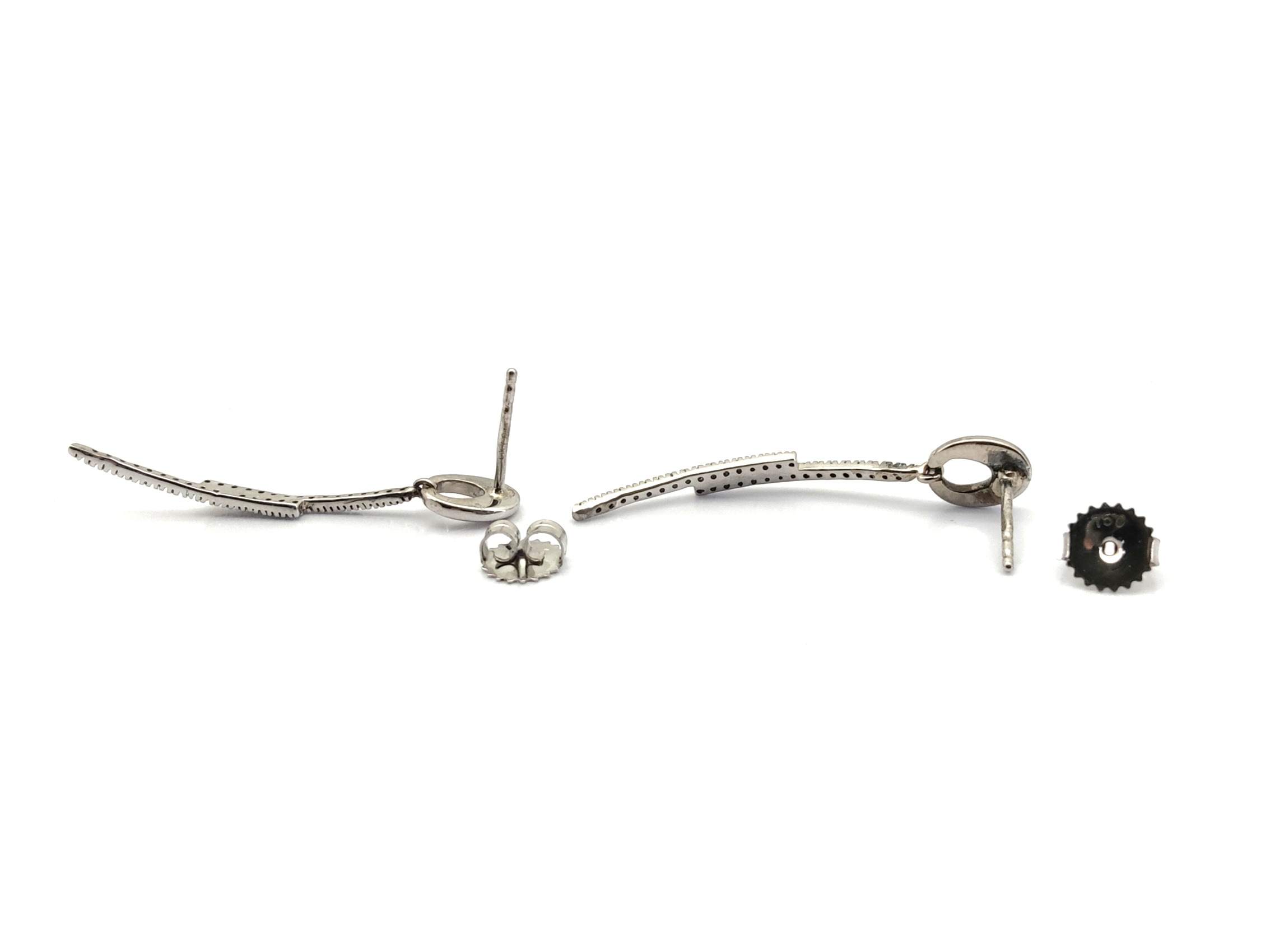 Pendientes Oro 18k Con Diamante - Imagen 3