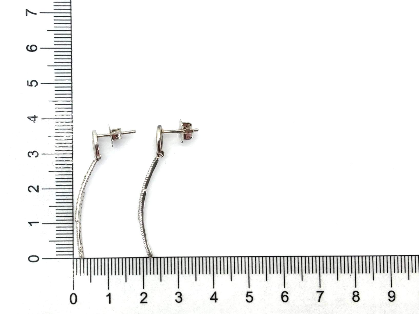 Pendientes Oro 18k Con Diamante - Imagen 4