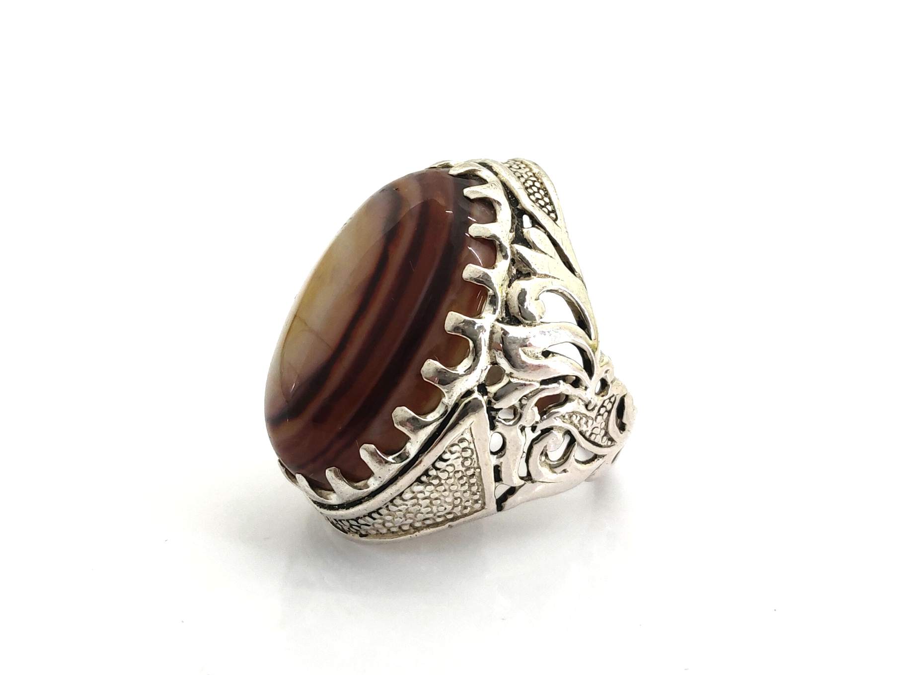 Anillo Plata 925mm Con Nacar - Imagen 2
