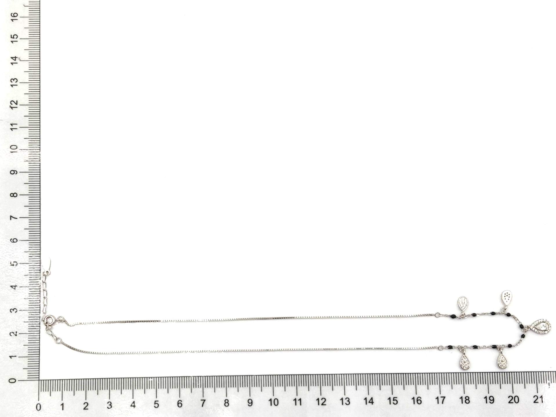 Gargantilla Plata 925mm Con Circonita 22cm - Imagen 5