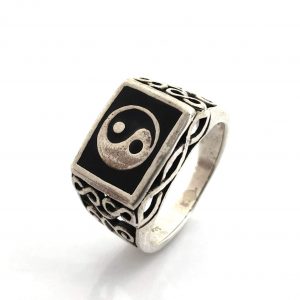 Sello Plata 925mm Con Onix