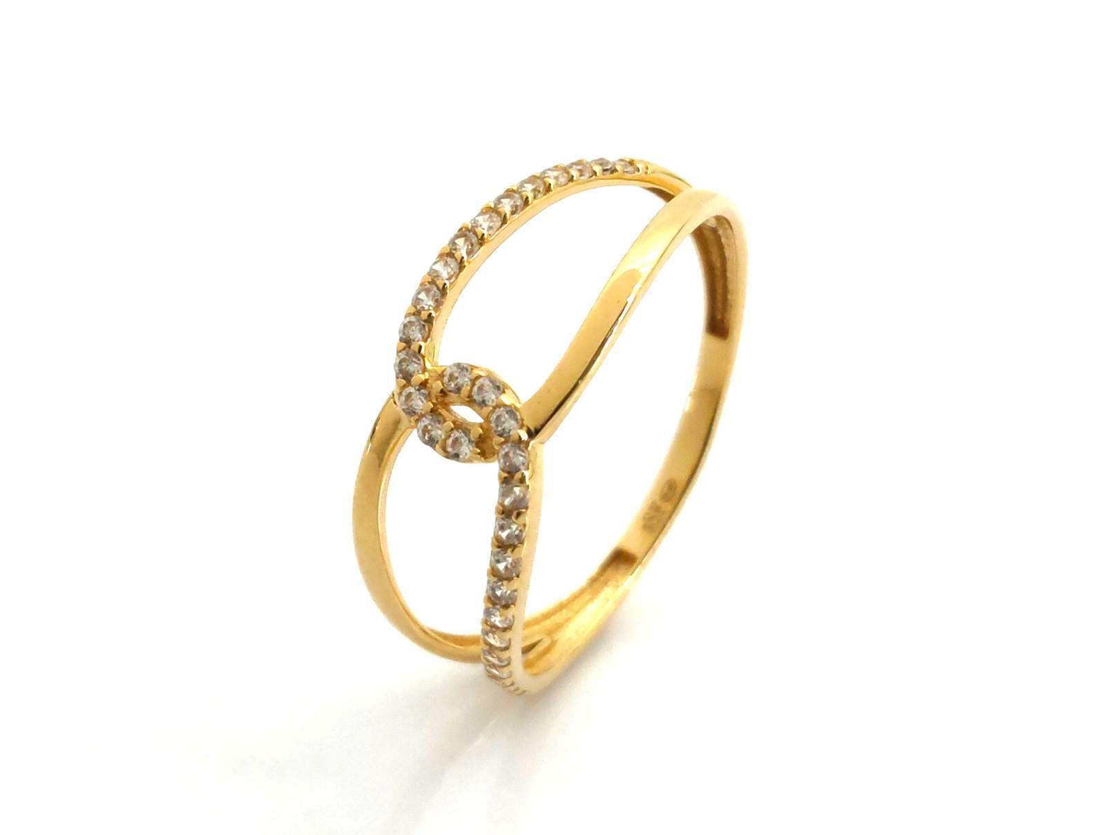 Anillo Oro 18k Con Circonita