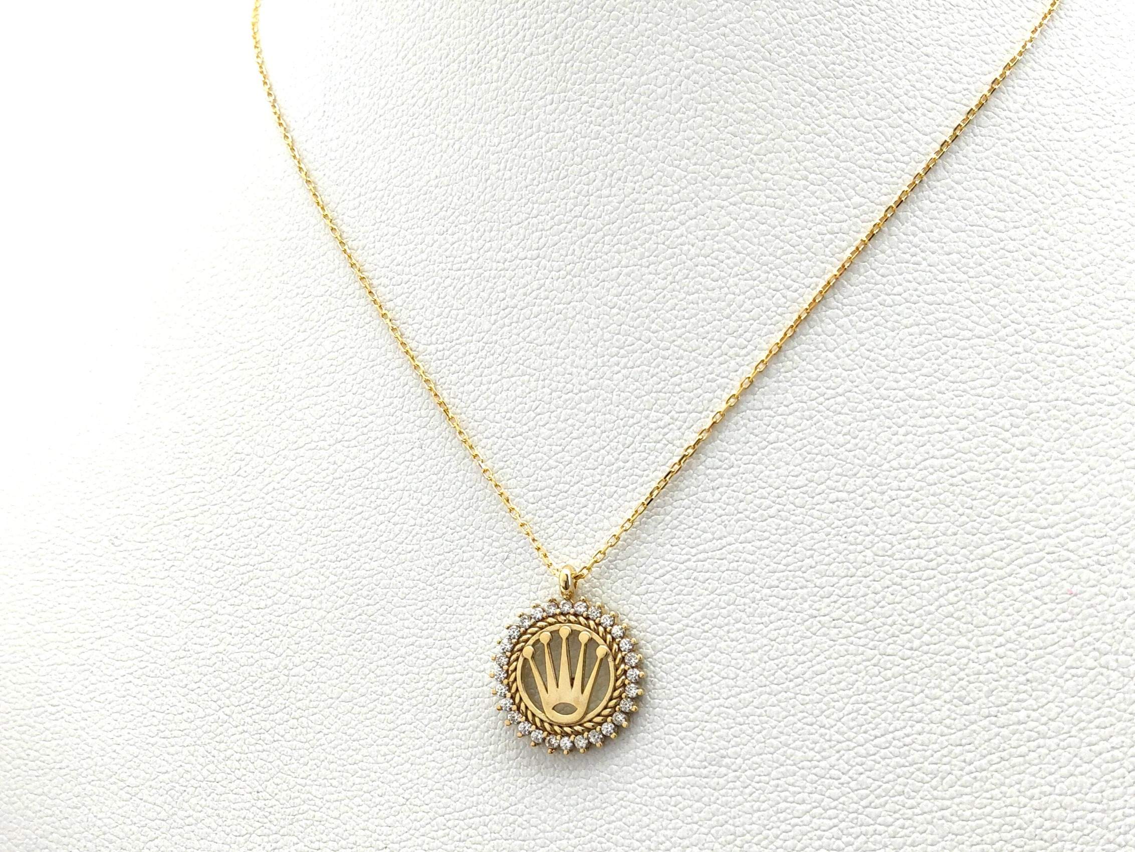 Gargantilla Oro 18k Con Circonita 20cm