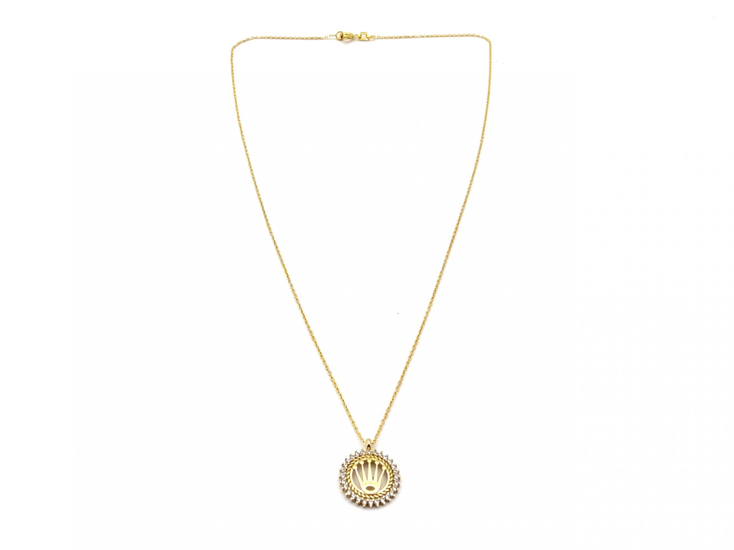 Gargantilla Oro 18k Con Circonita 20cm - Imagen 2