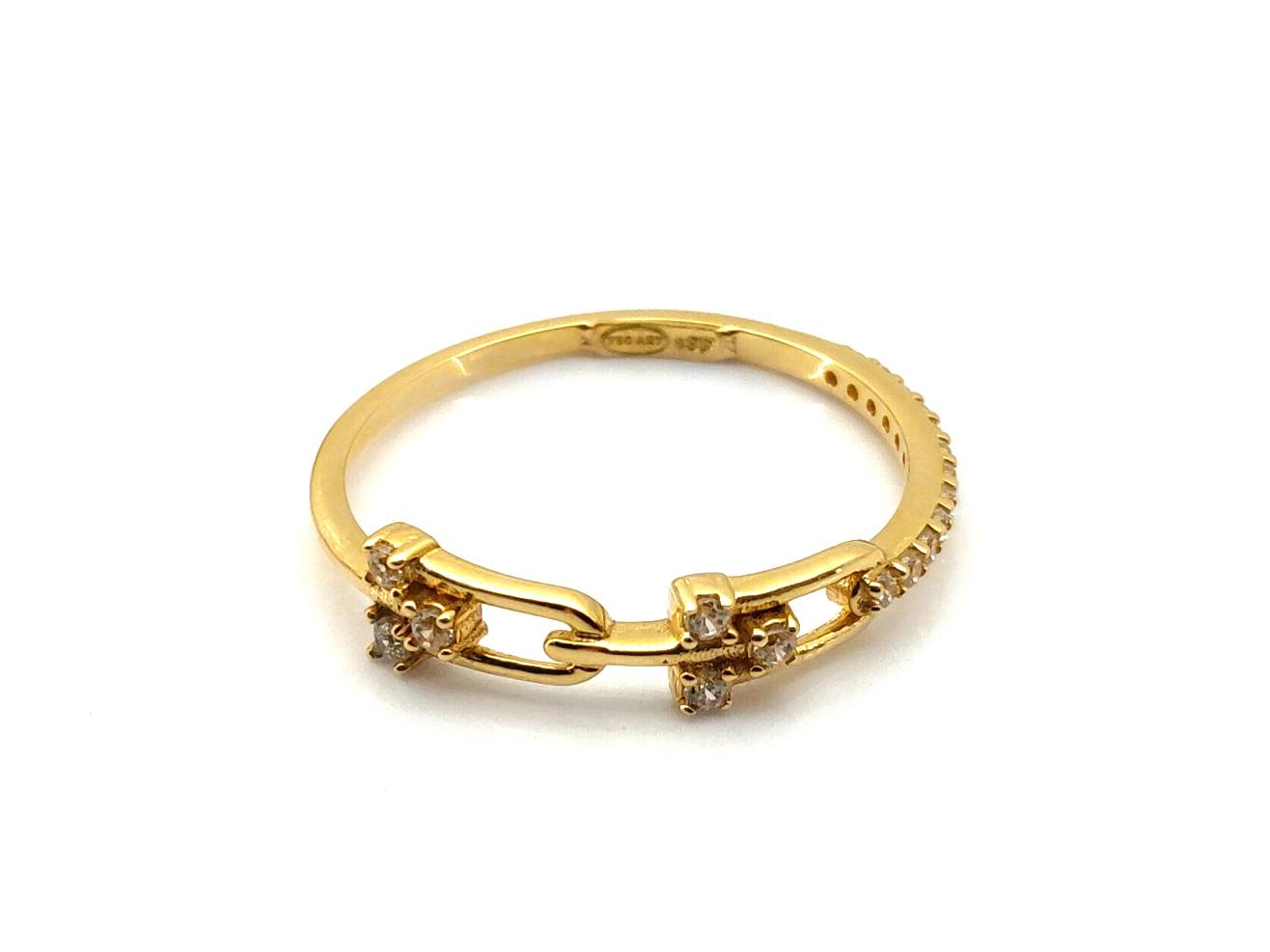 Sortija Oro 18k Con Circonita - Imagen 2