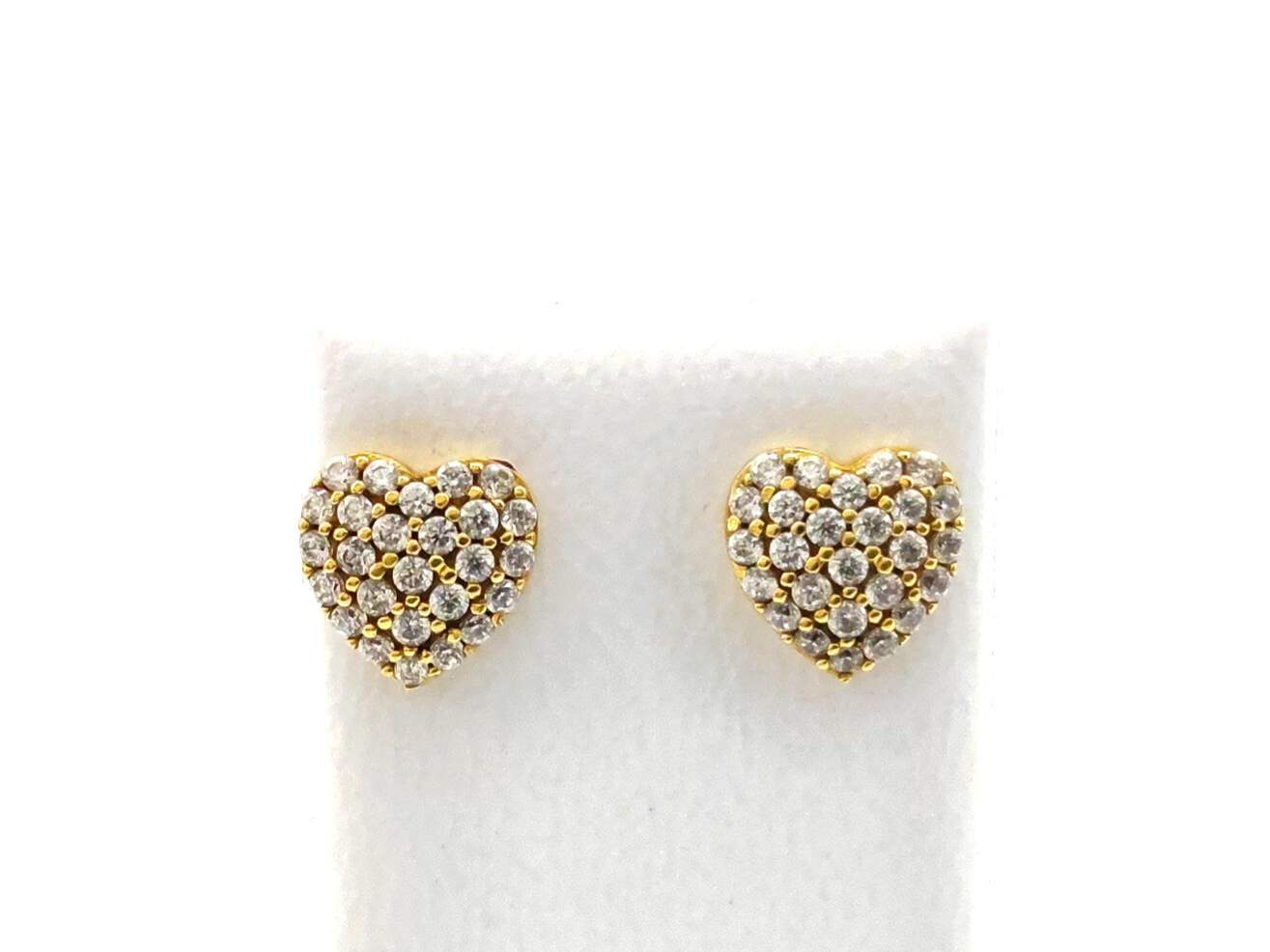 Pendientes Oro 18k Con Circonita