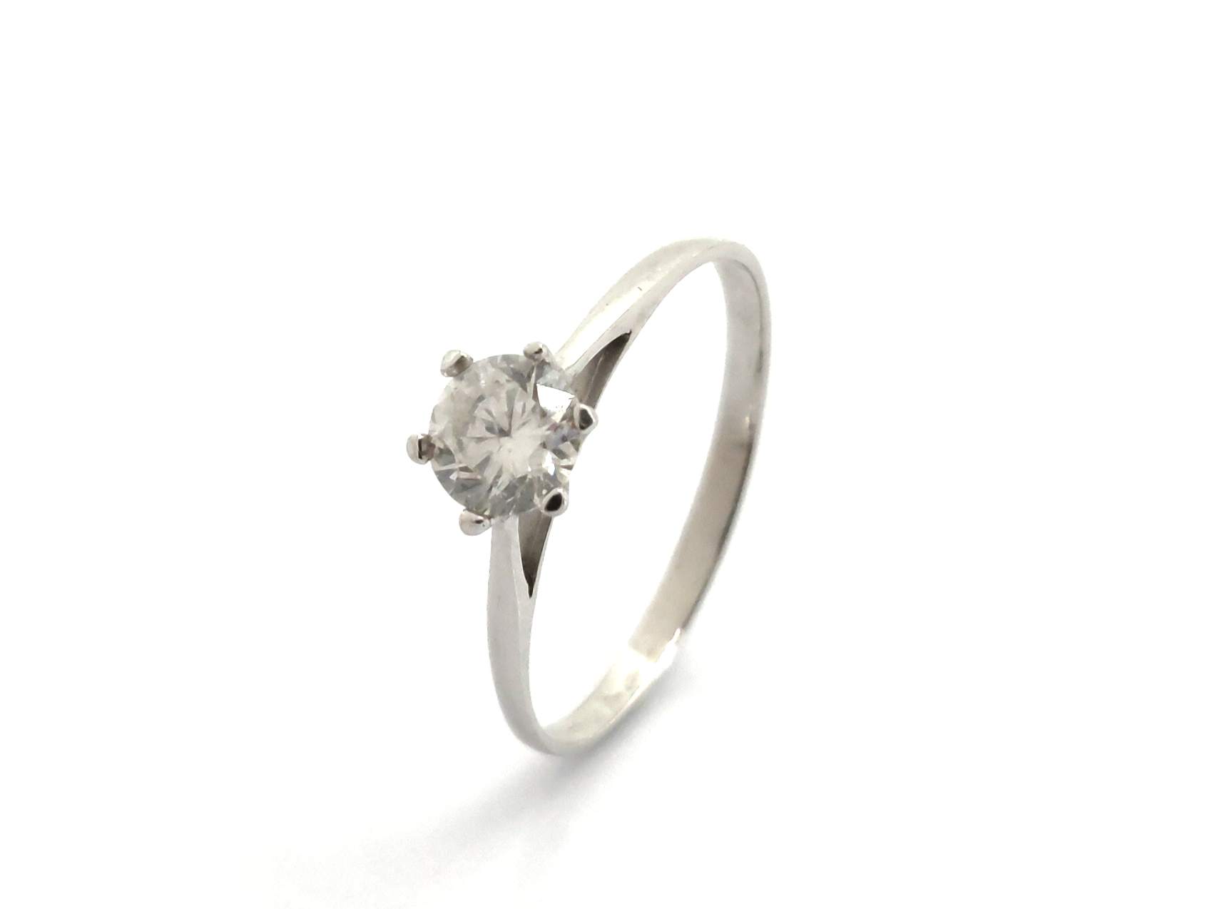 Anillo Oro 18k Con Circonita