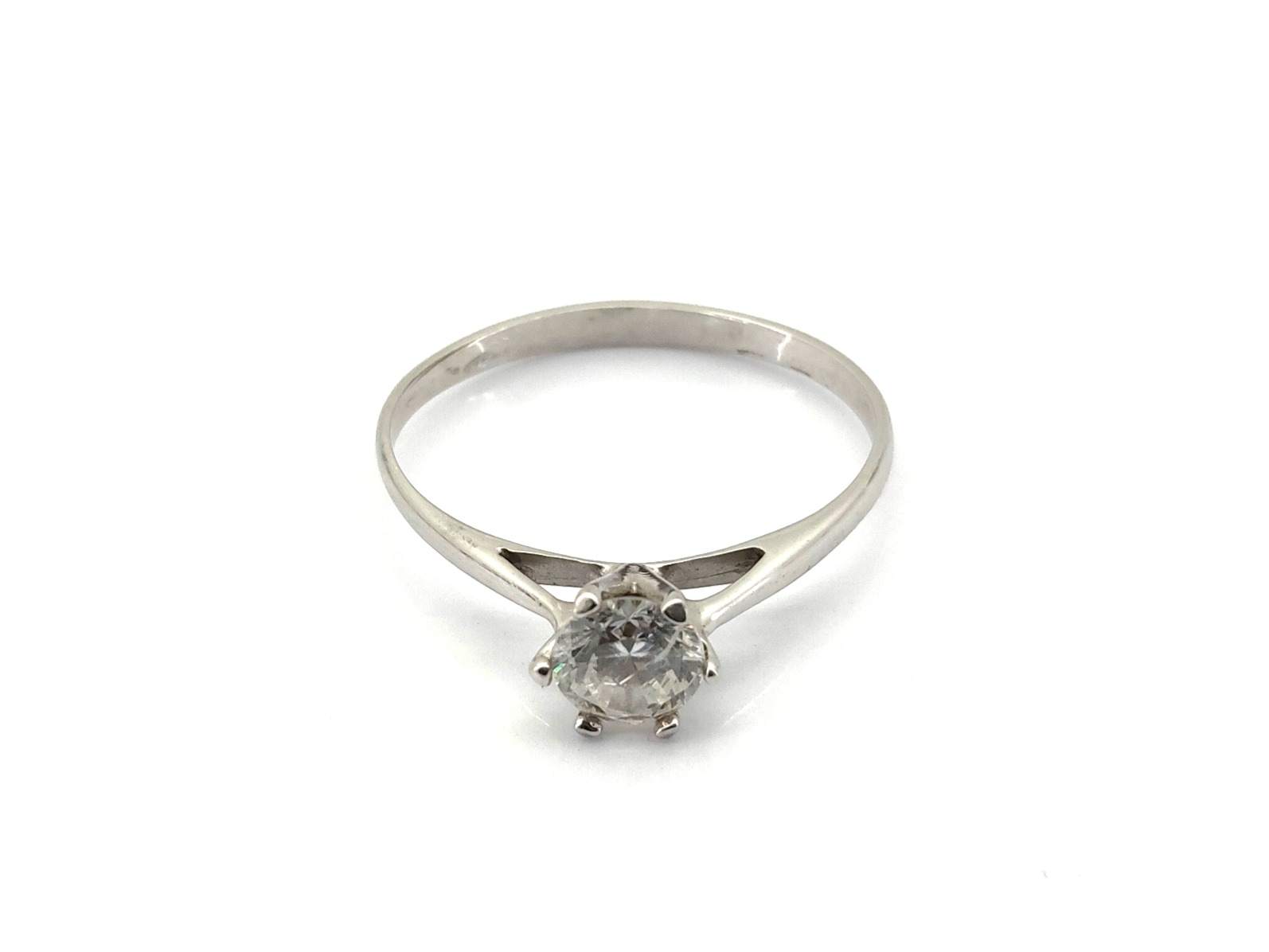 Anillo Oro 18k Con Circonita - Imagen 2