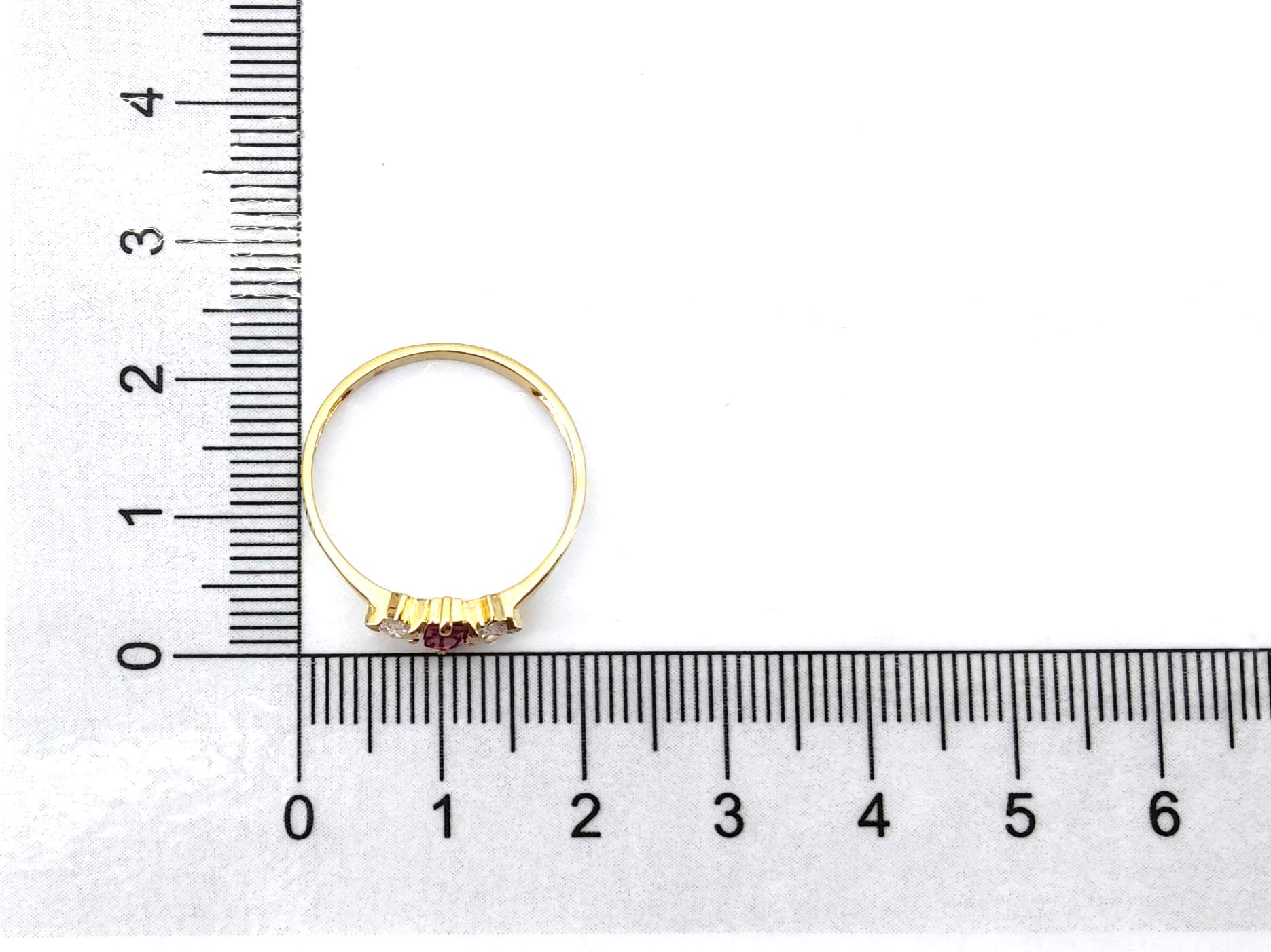 Anillo Oro 18k Con Circonita - Imagen 5