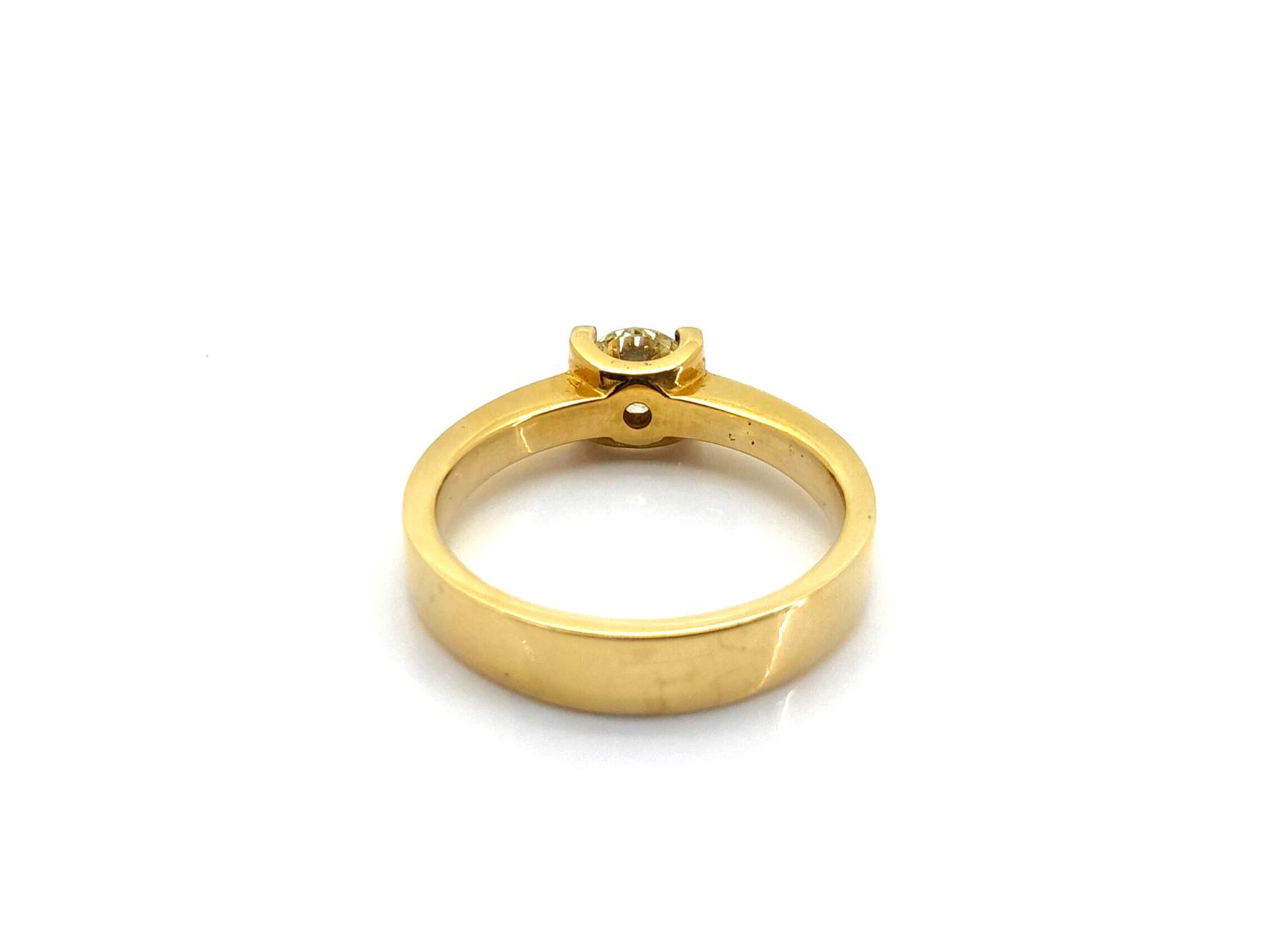 Sortija Oro 18k Con Diamante - Imagen 4