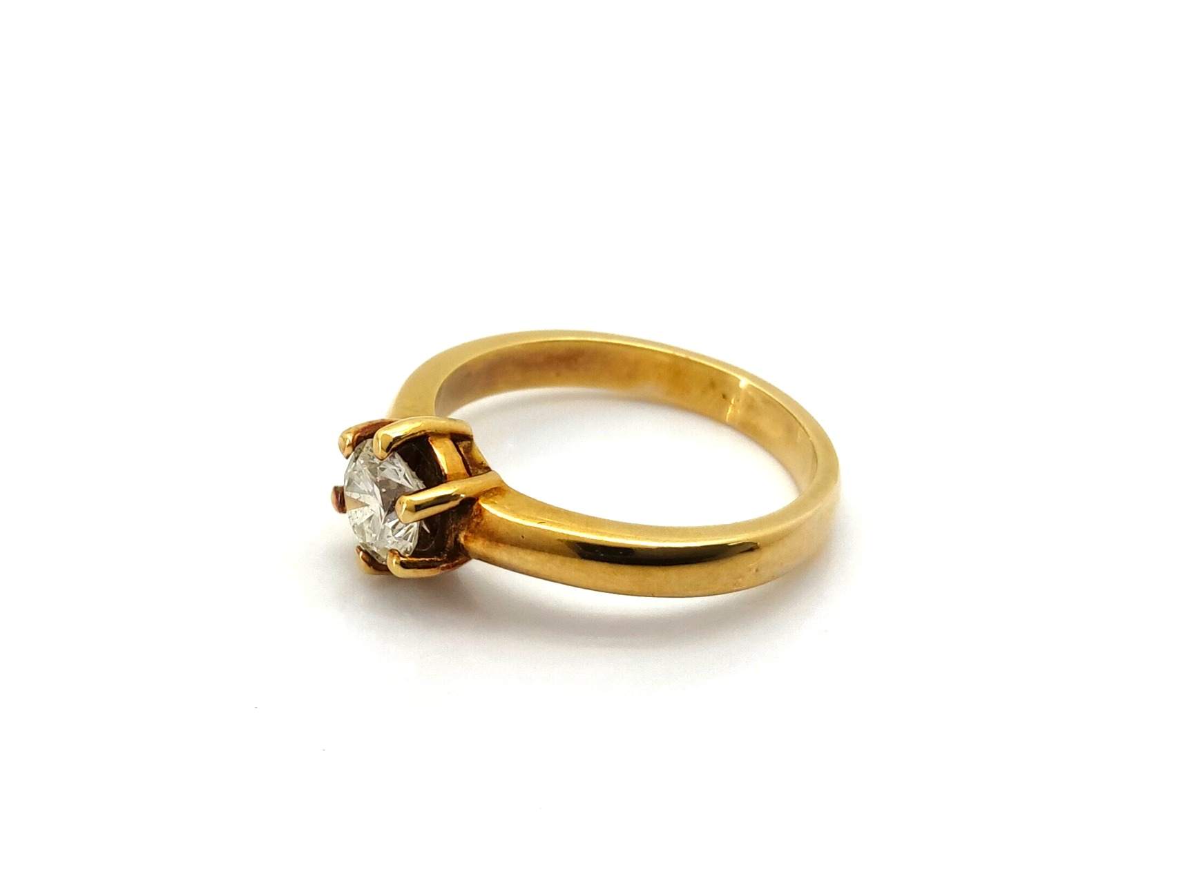 Sortija Oro 18k Con Diamante - Imagen 3