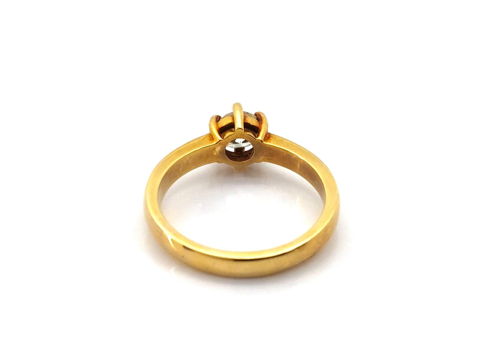 Sortija Oro 18k Con Diamante - Imagen 4