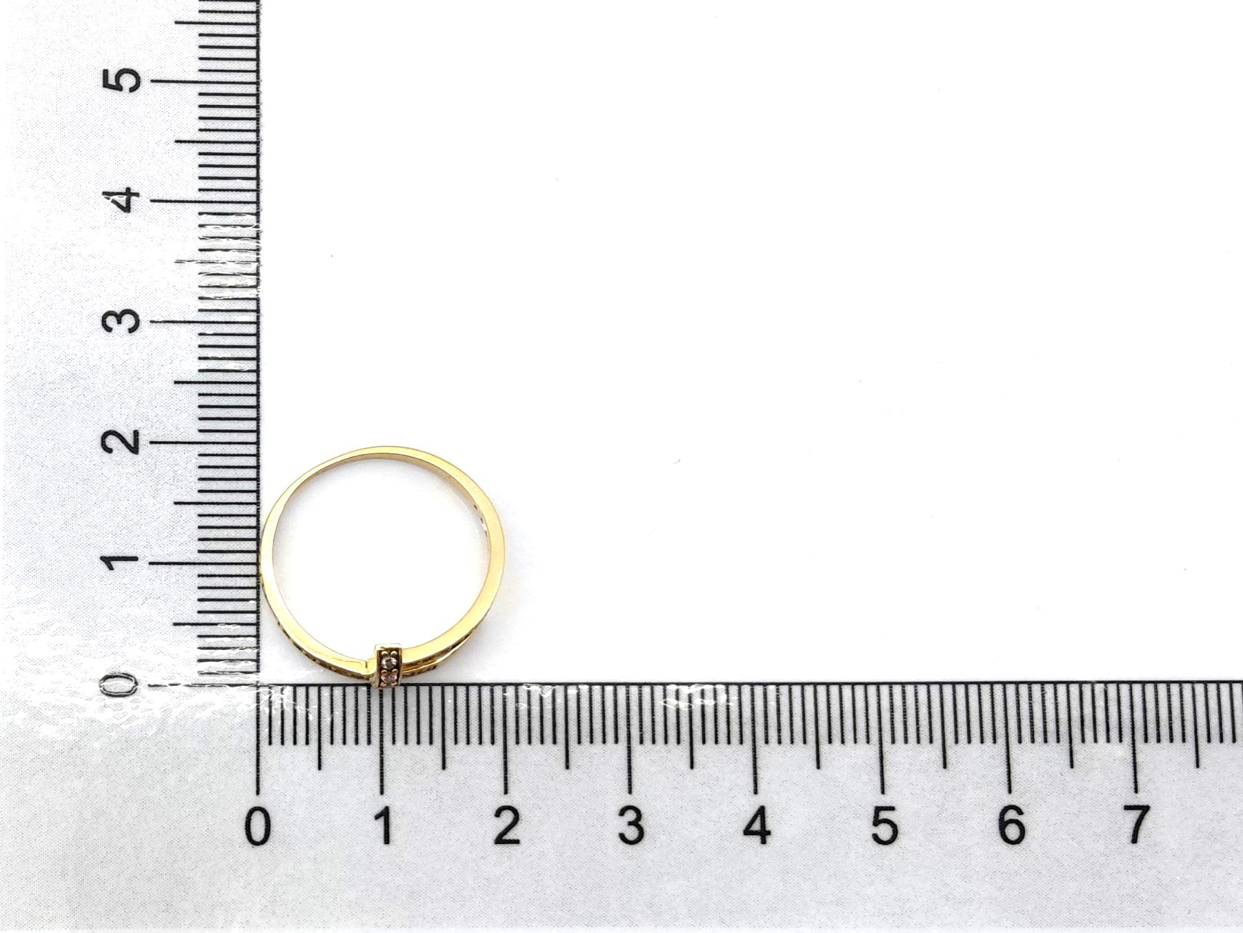 Anillo Oro 18k Con Circonita - Imagen 5